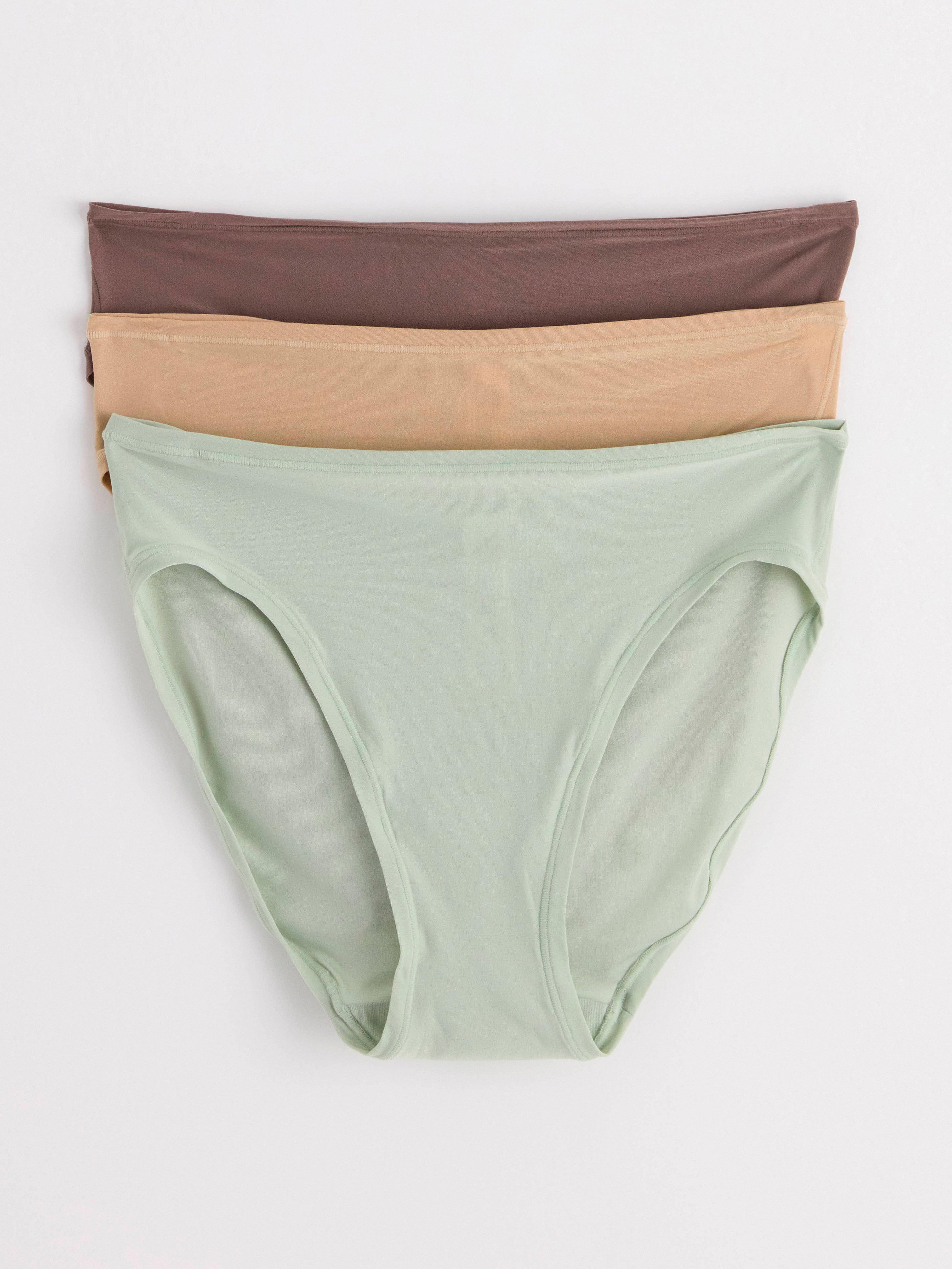 3-pack super stretch briefs regular waist Dark Dusty Brown