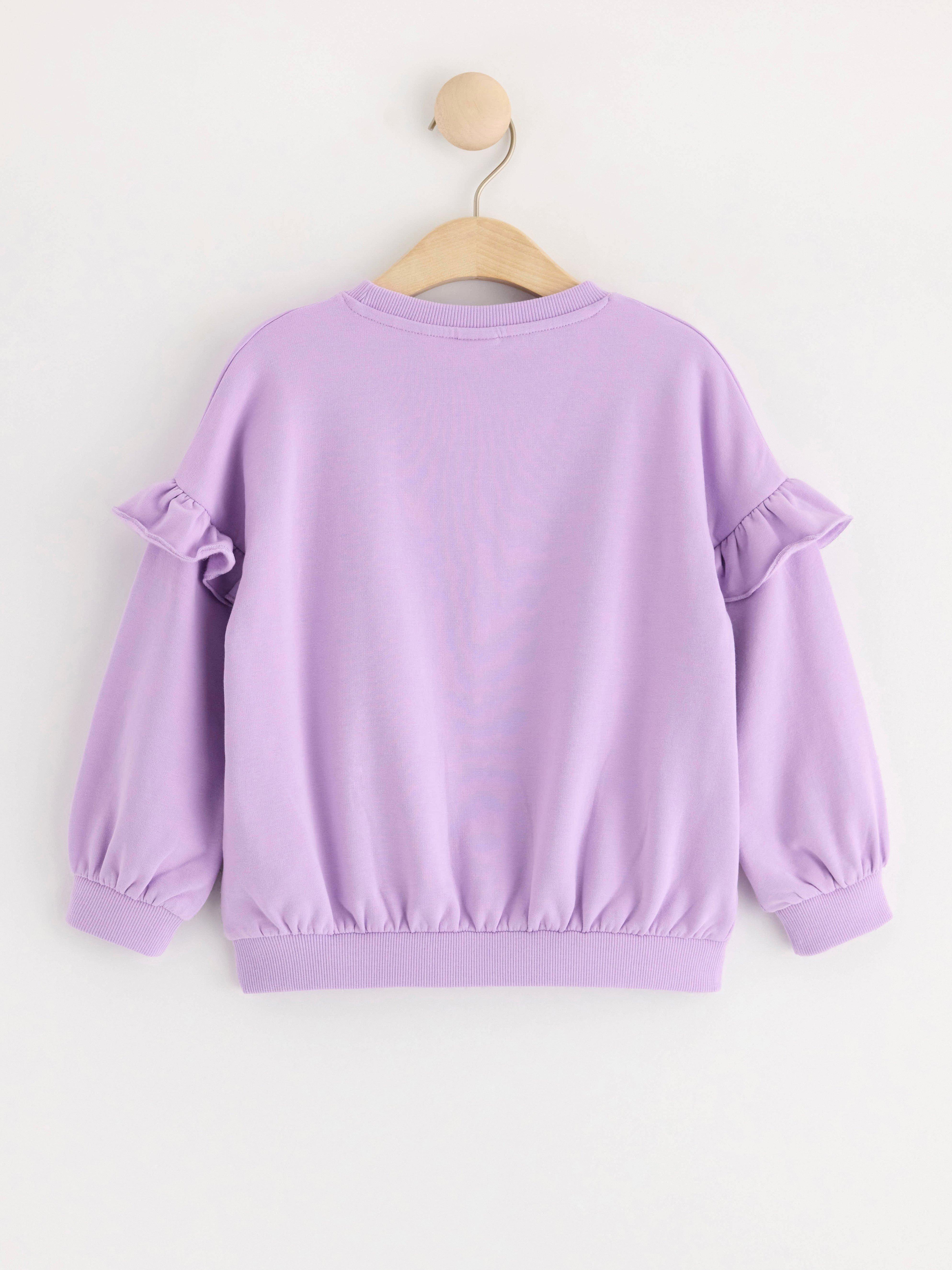 Sweatshirt with appliqué Light Lilac