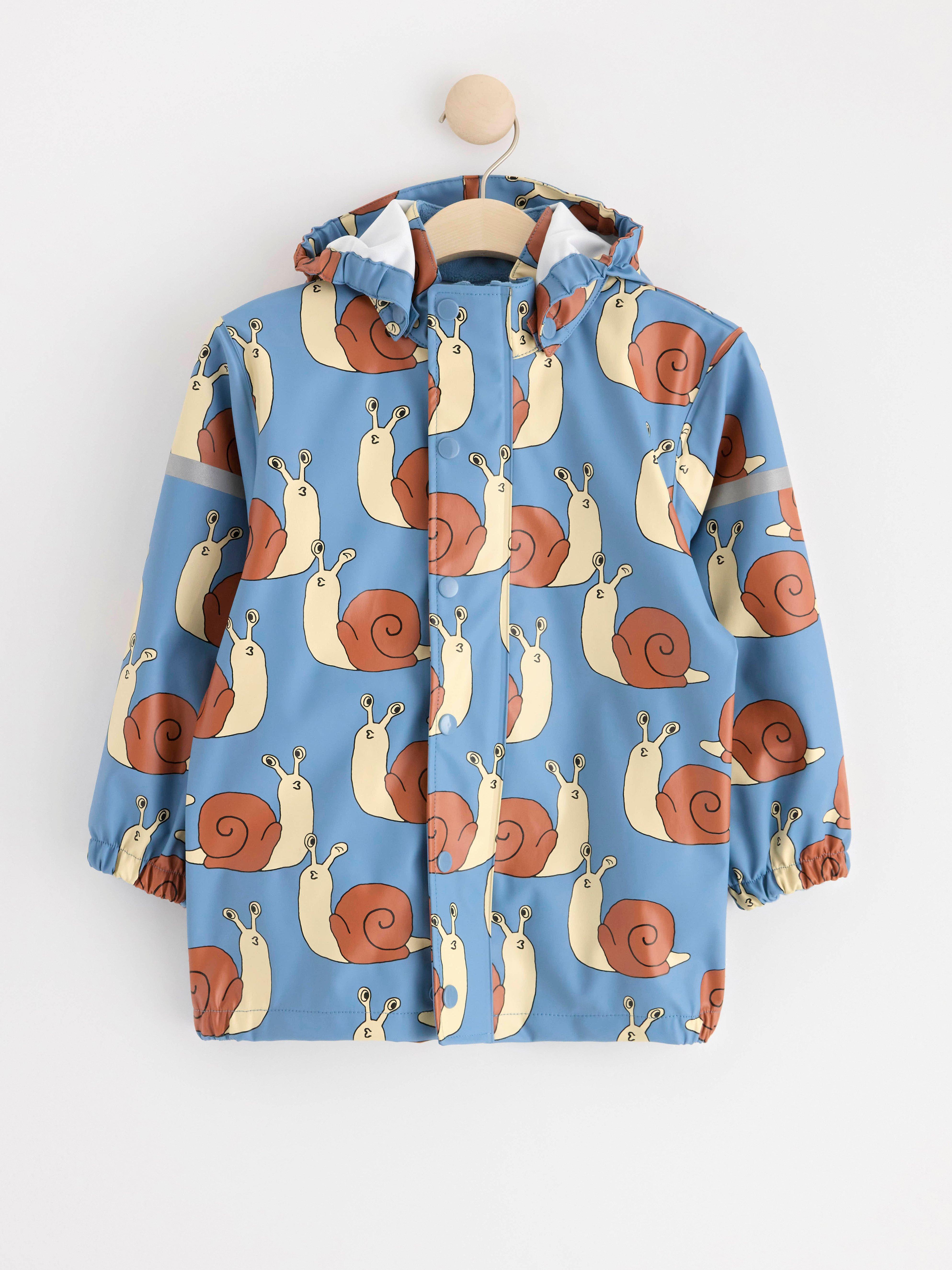 FIX Rain jacket Light Dusty Blue