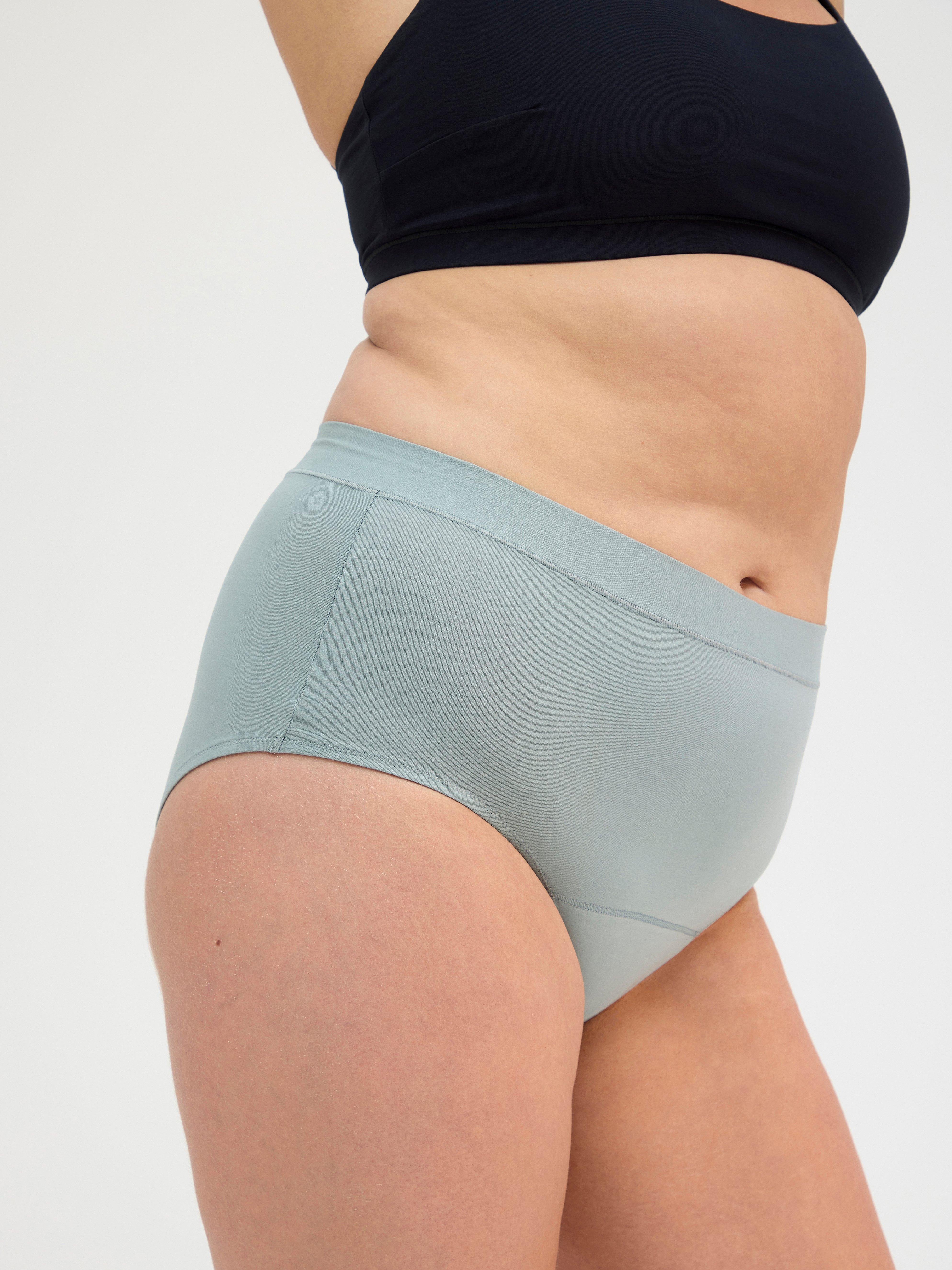 Engineered High Waist Period Proof – Period Panty High Absorbency Dusty Aqua