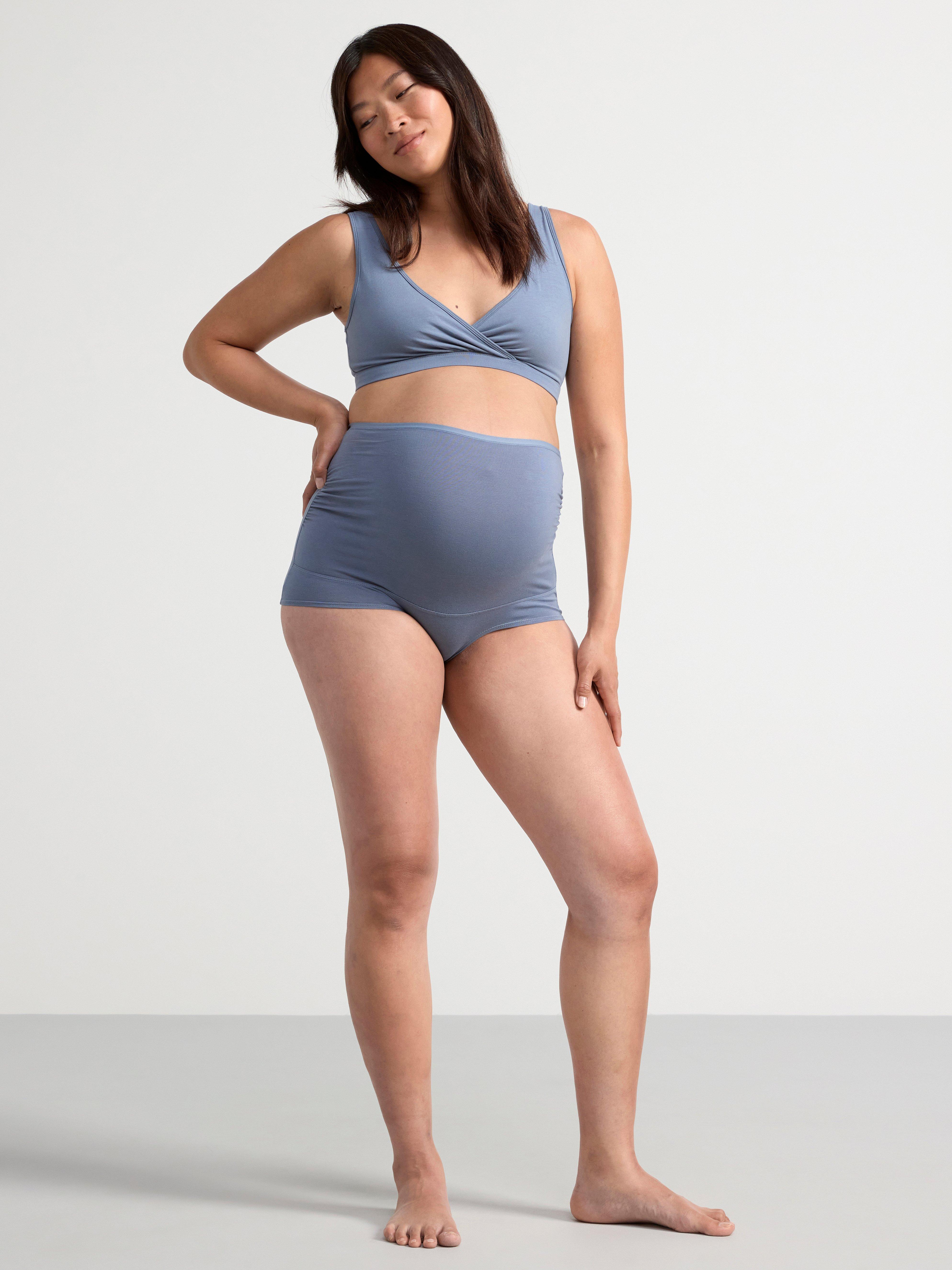 3-pack  MOM Maternity brief Dark Dusty Blue