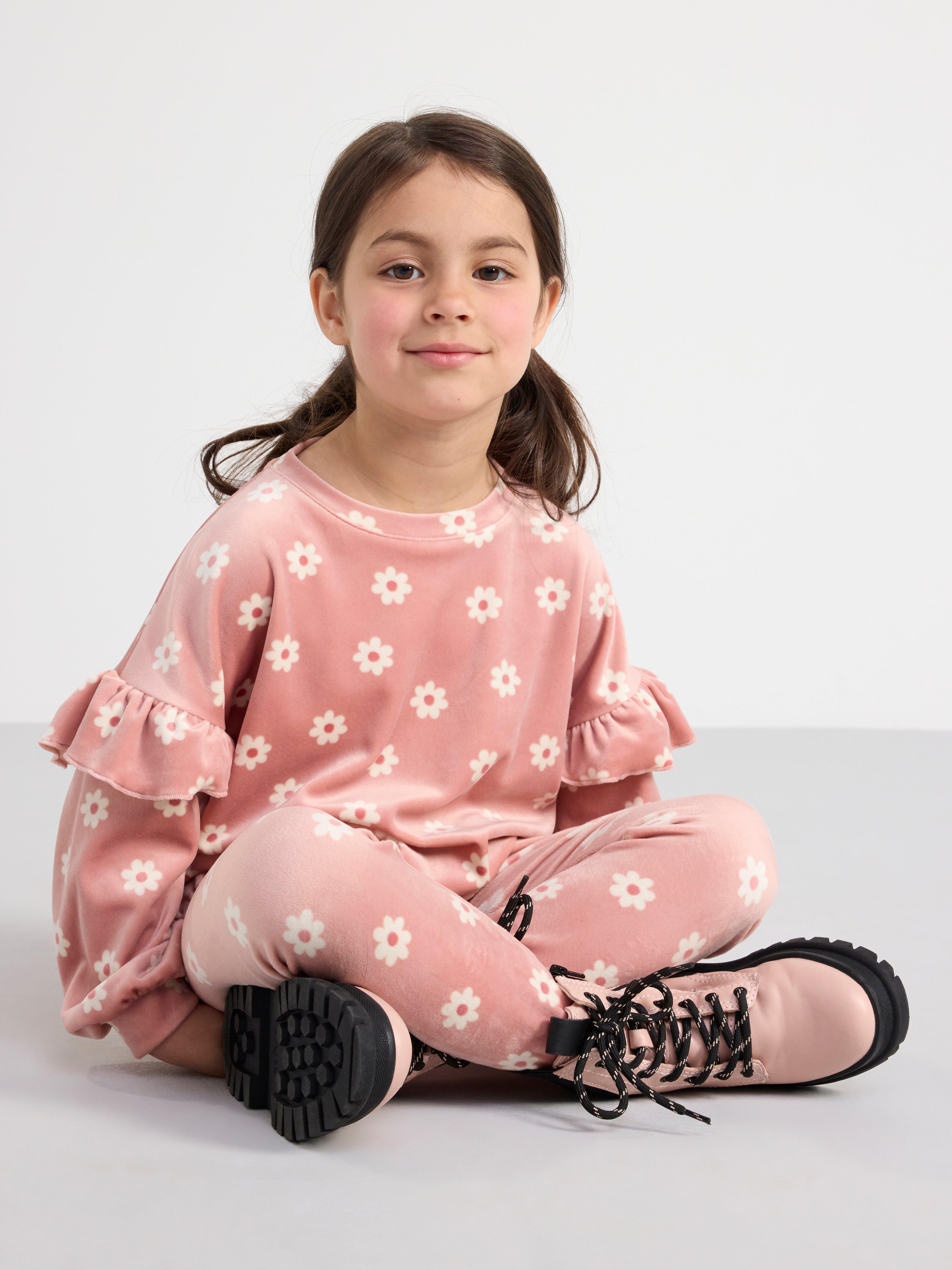 Velour leggings Dusty Pink
