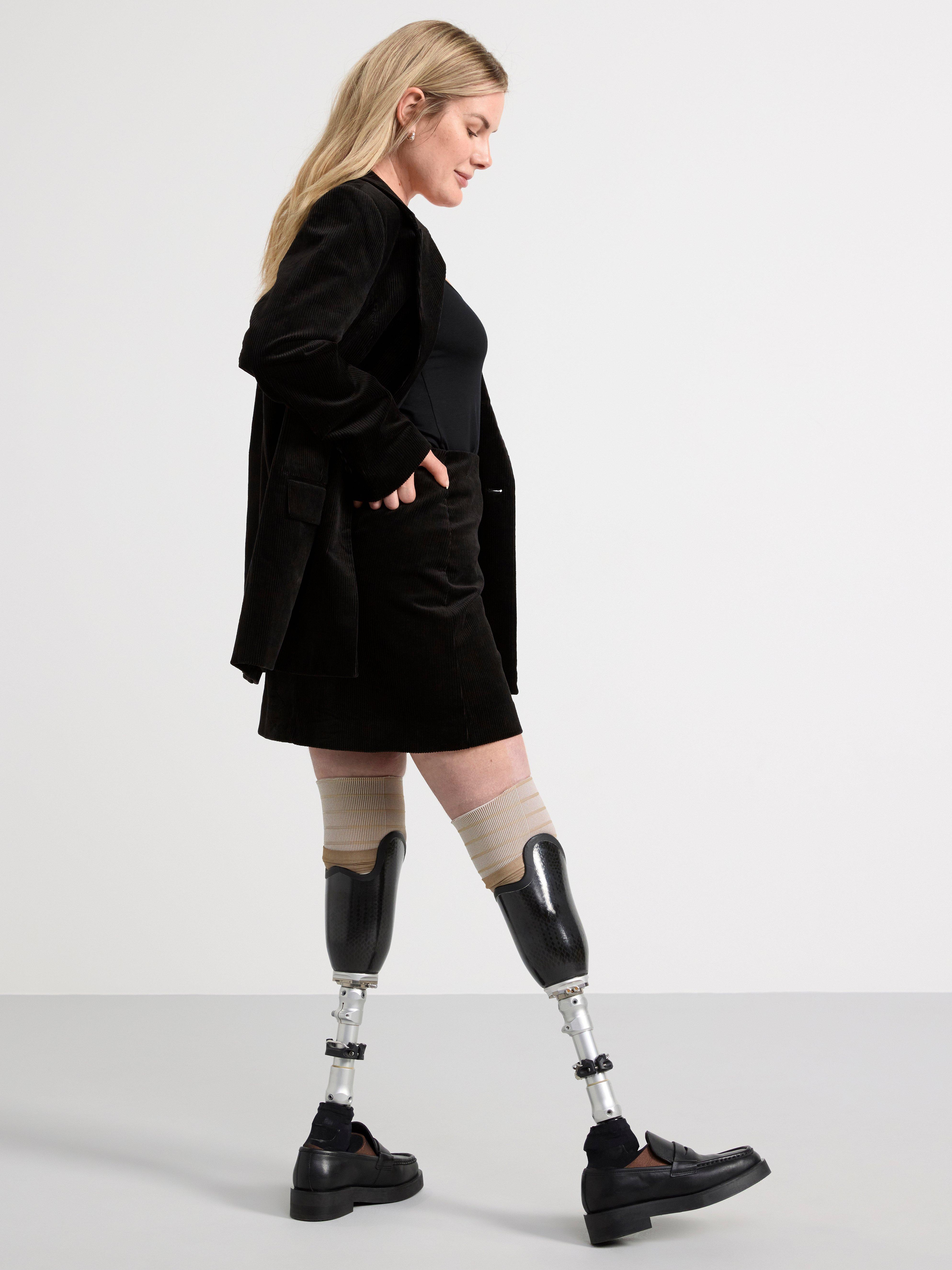 Mini skirt in corduroy Black