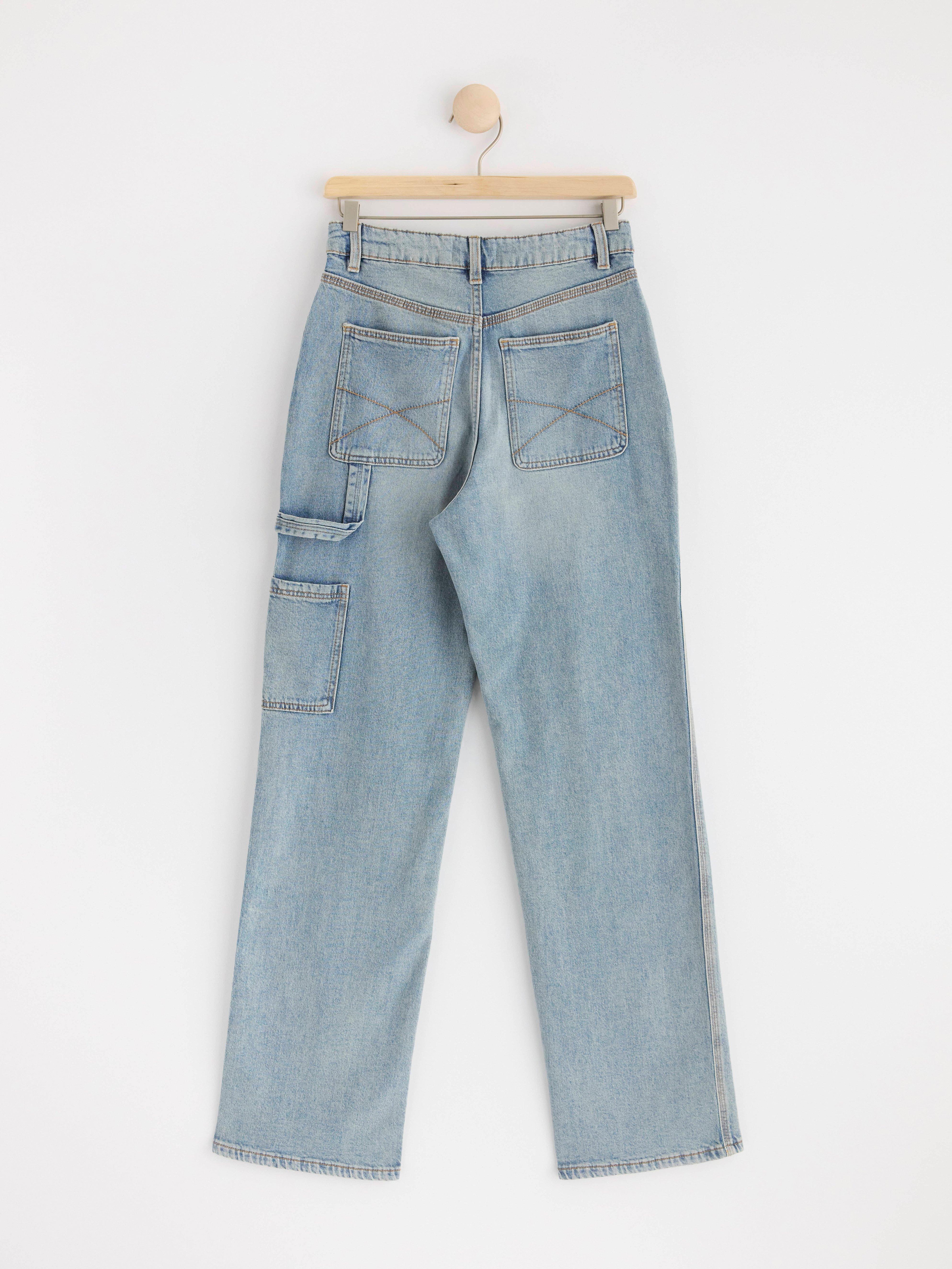 VANJA Wide high waist jeans Denim