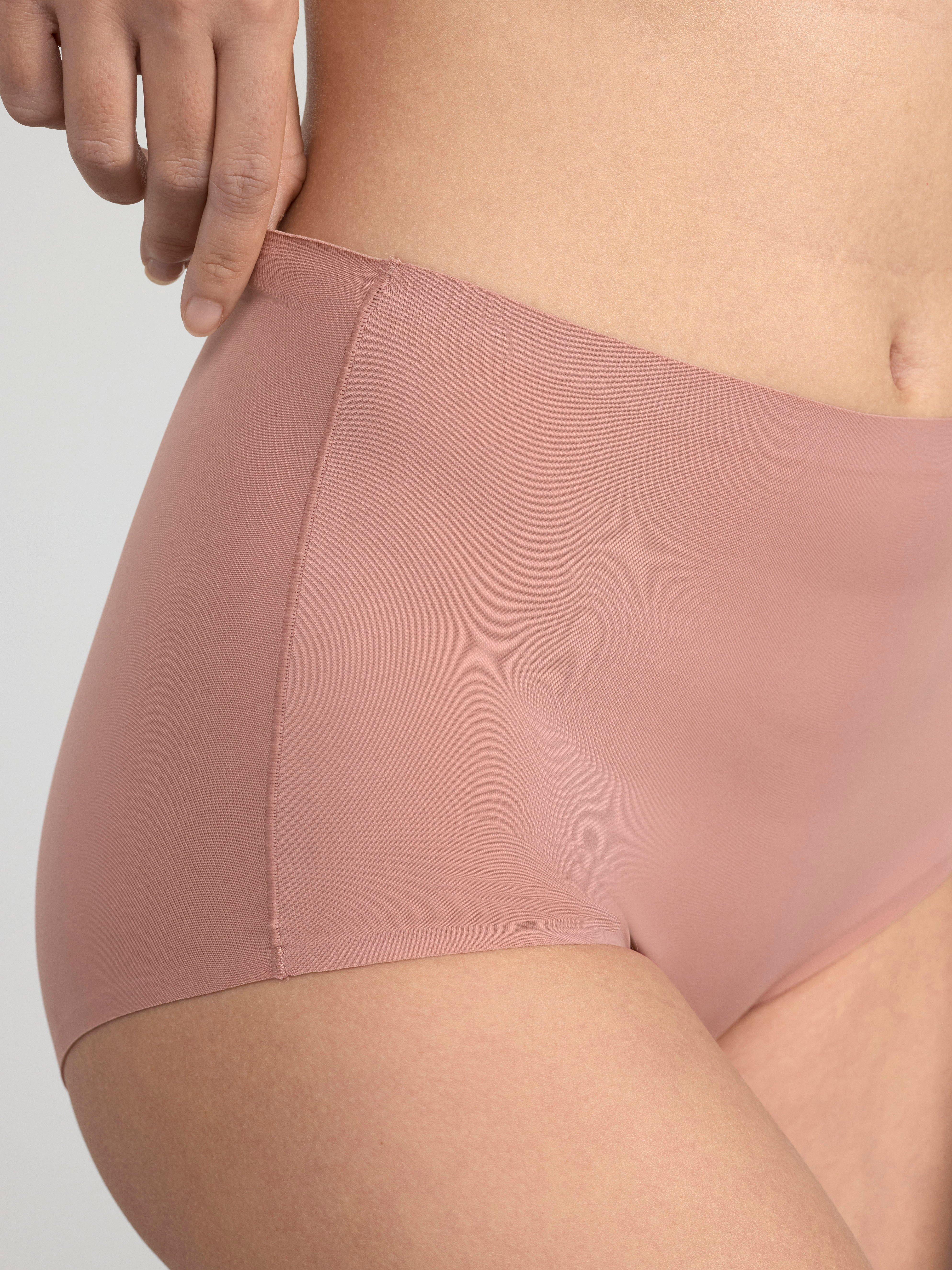 Invisible high waist brief Dusty Pink