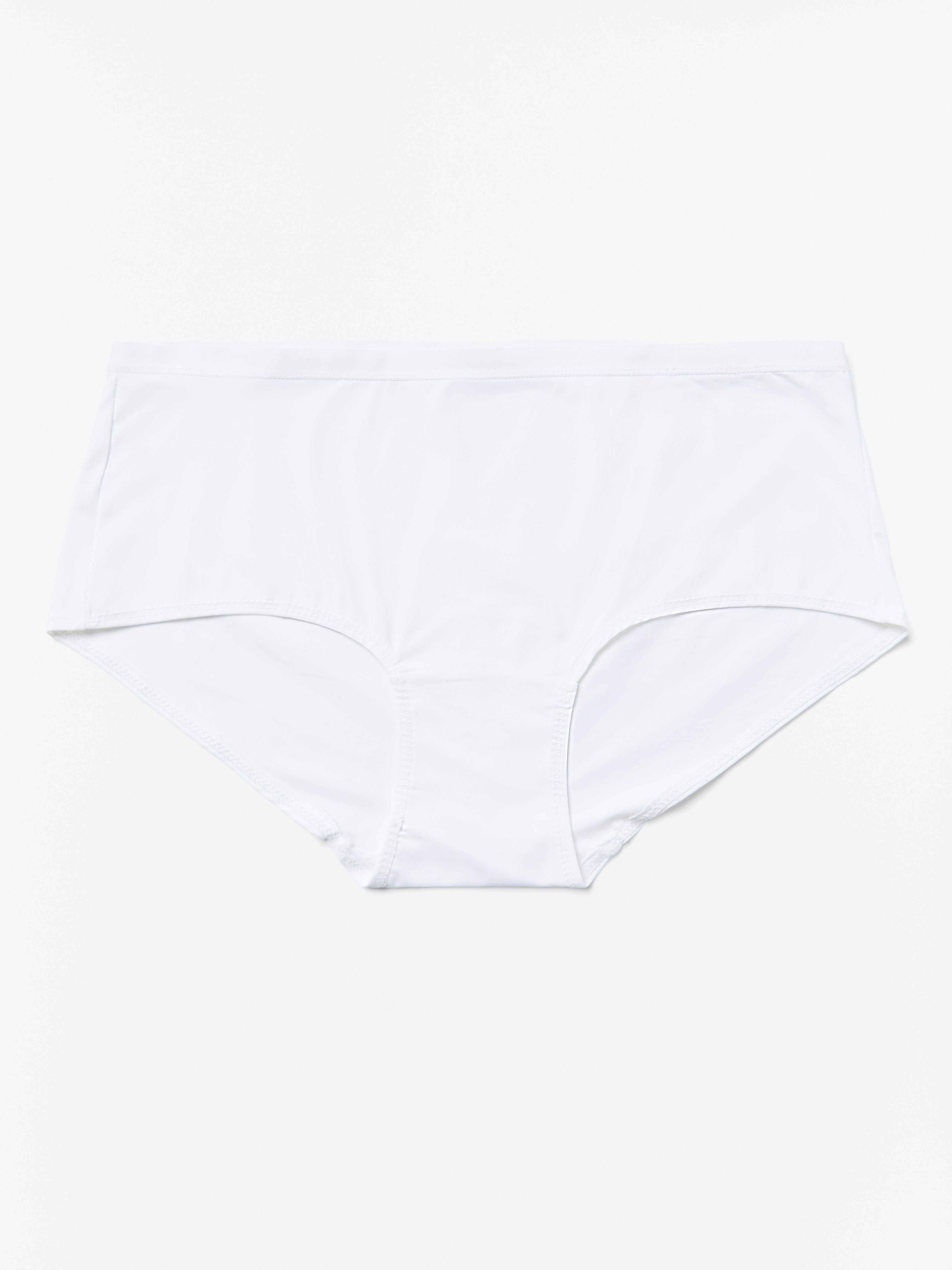Regular waist brief White