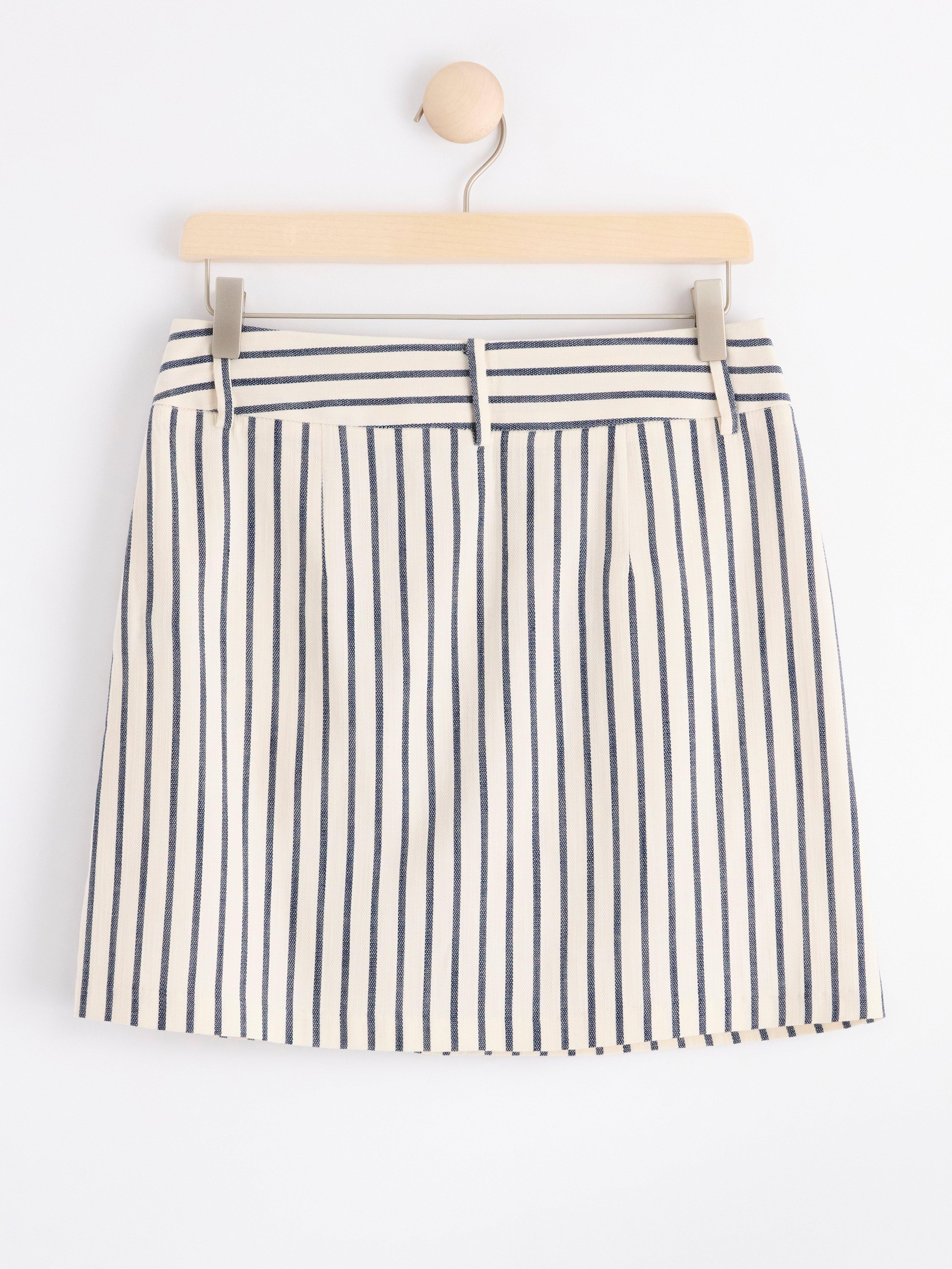 Striped mini skirt Off White