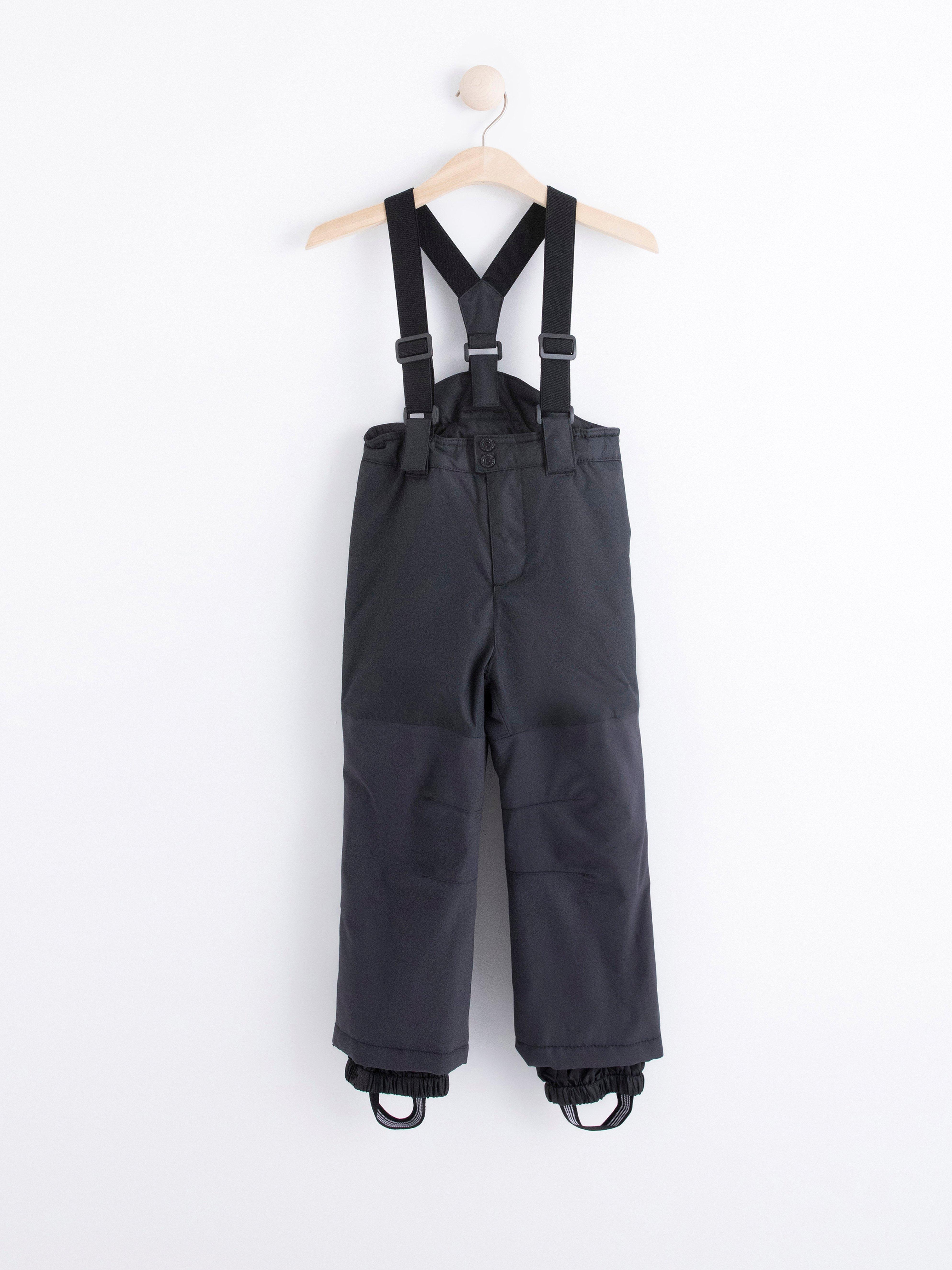 FIX Ski trousers with braces Black