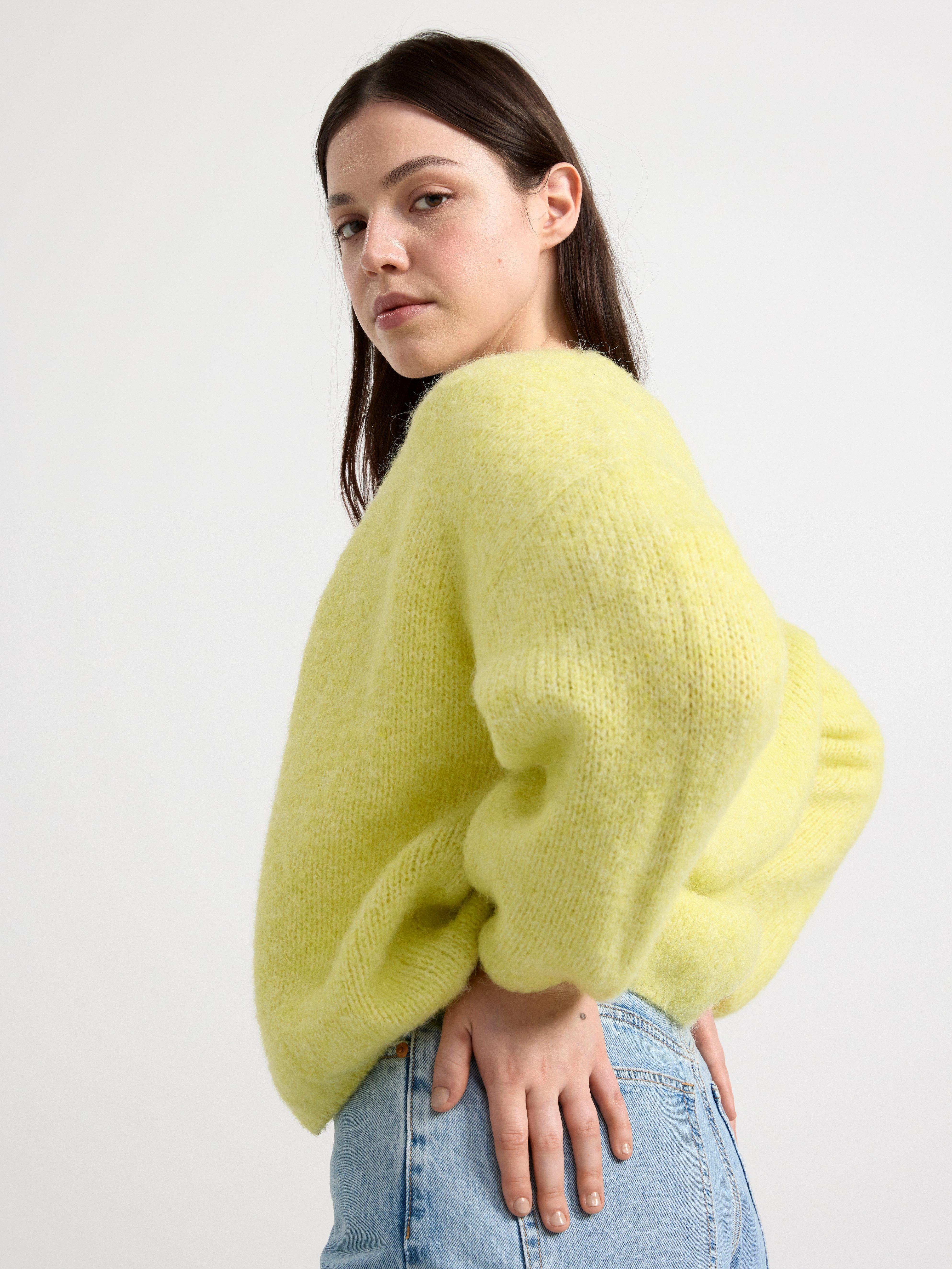 Knitted cardigan Yellow