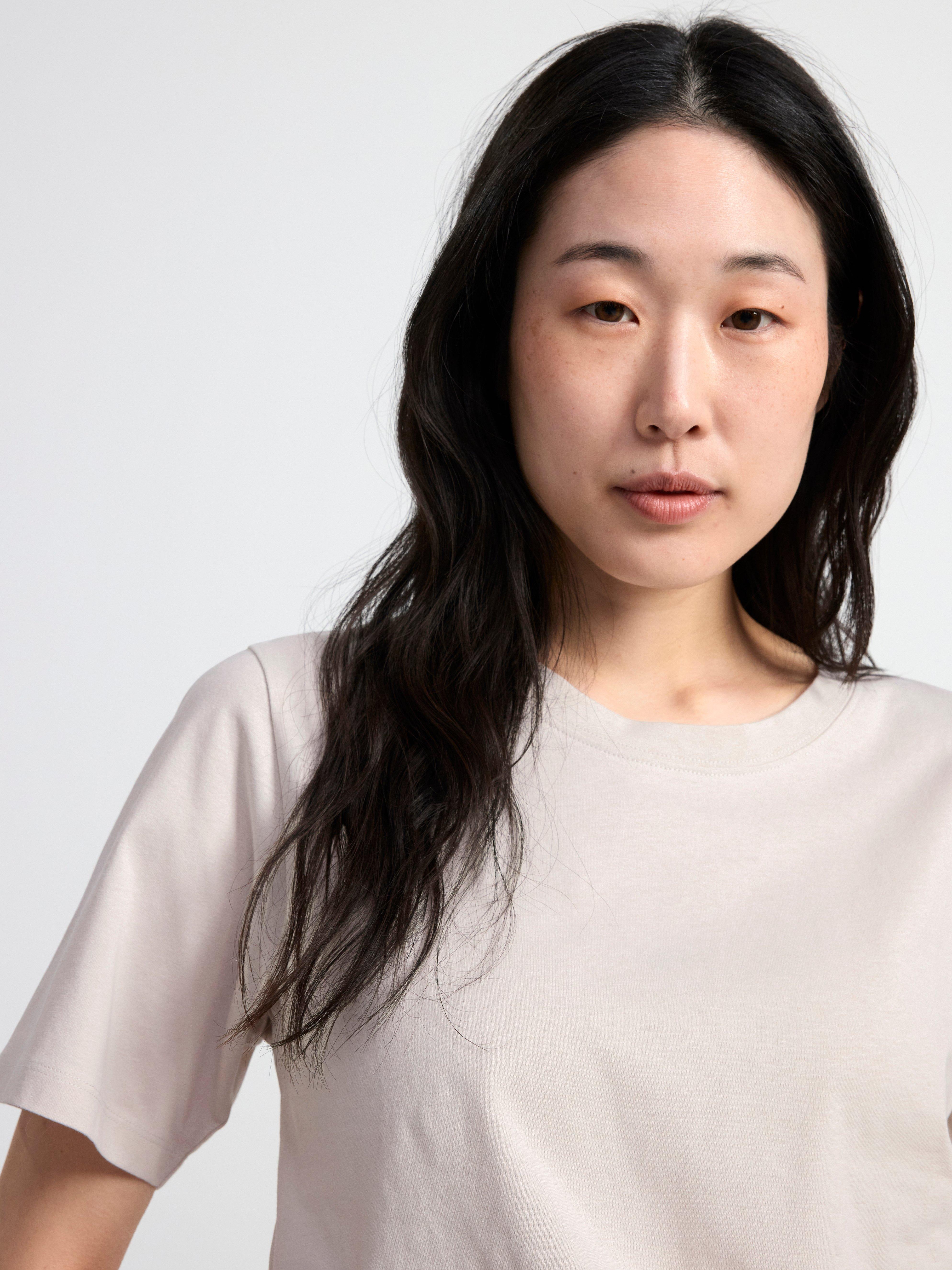 Short sleeve top Light Beige