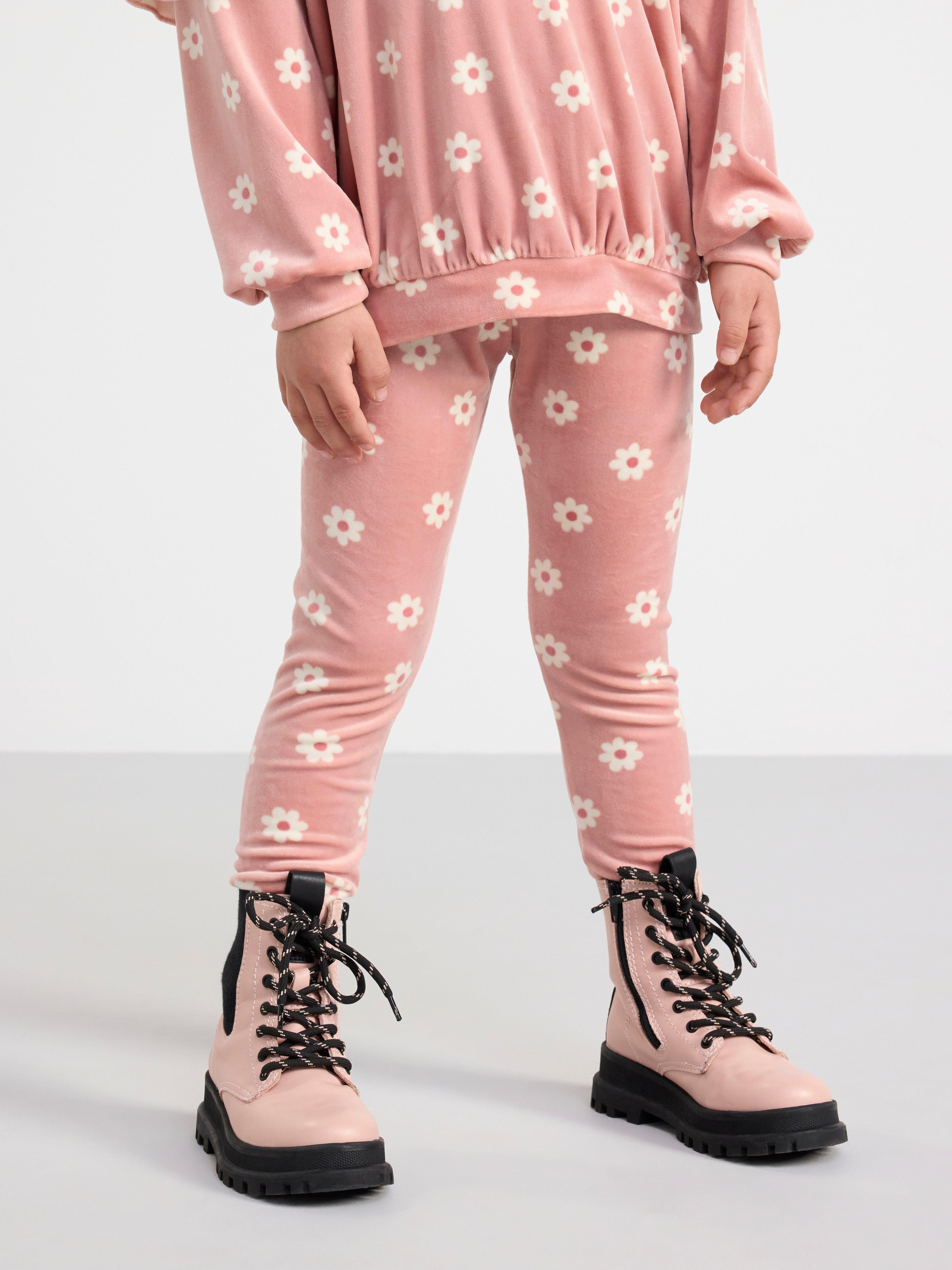 Velour leggings Dusty Pink