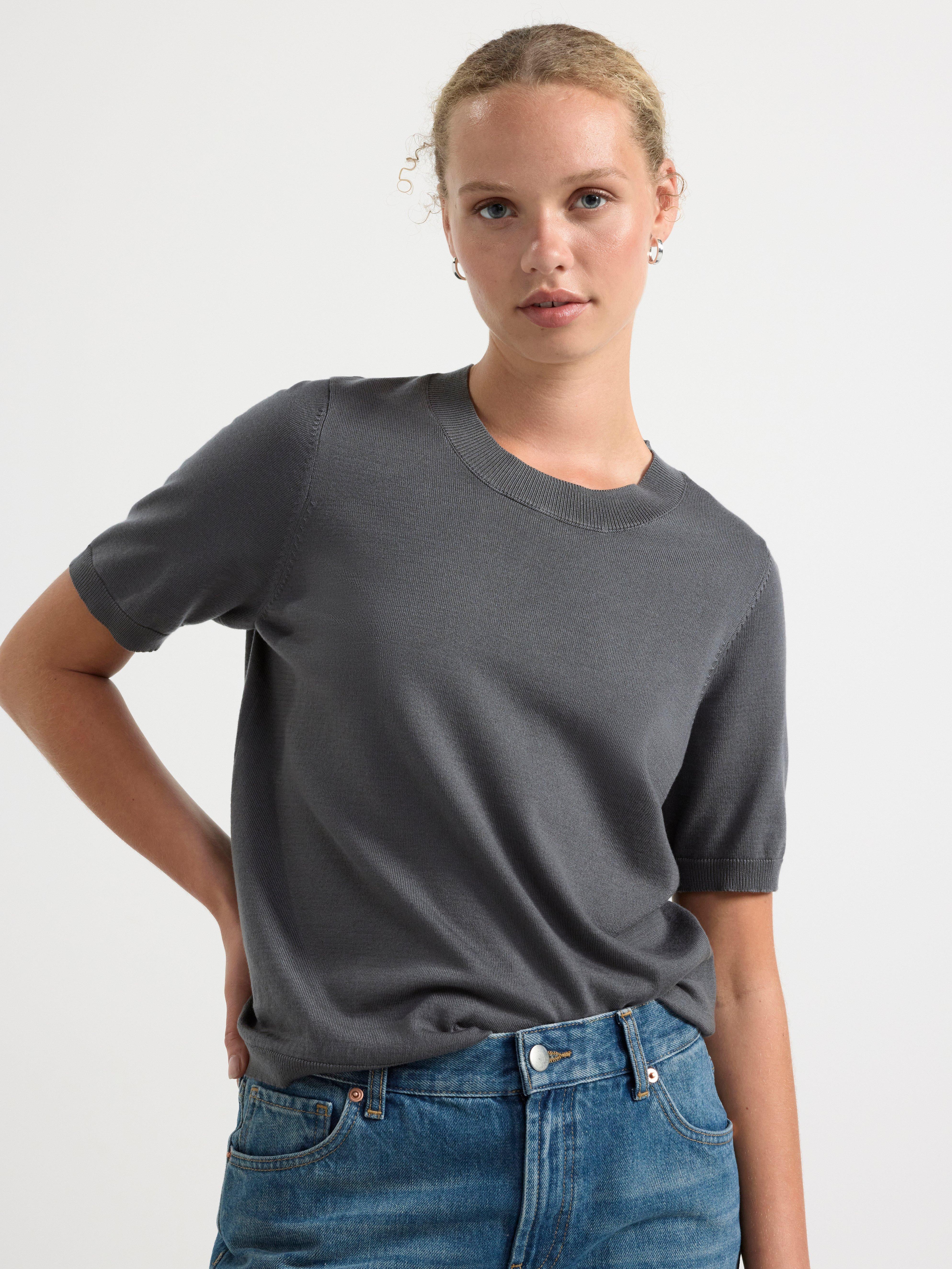 Jumper fine-knitted Dark Grey