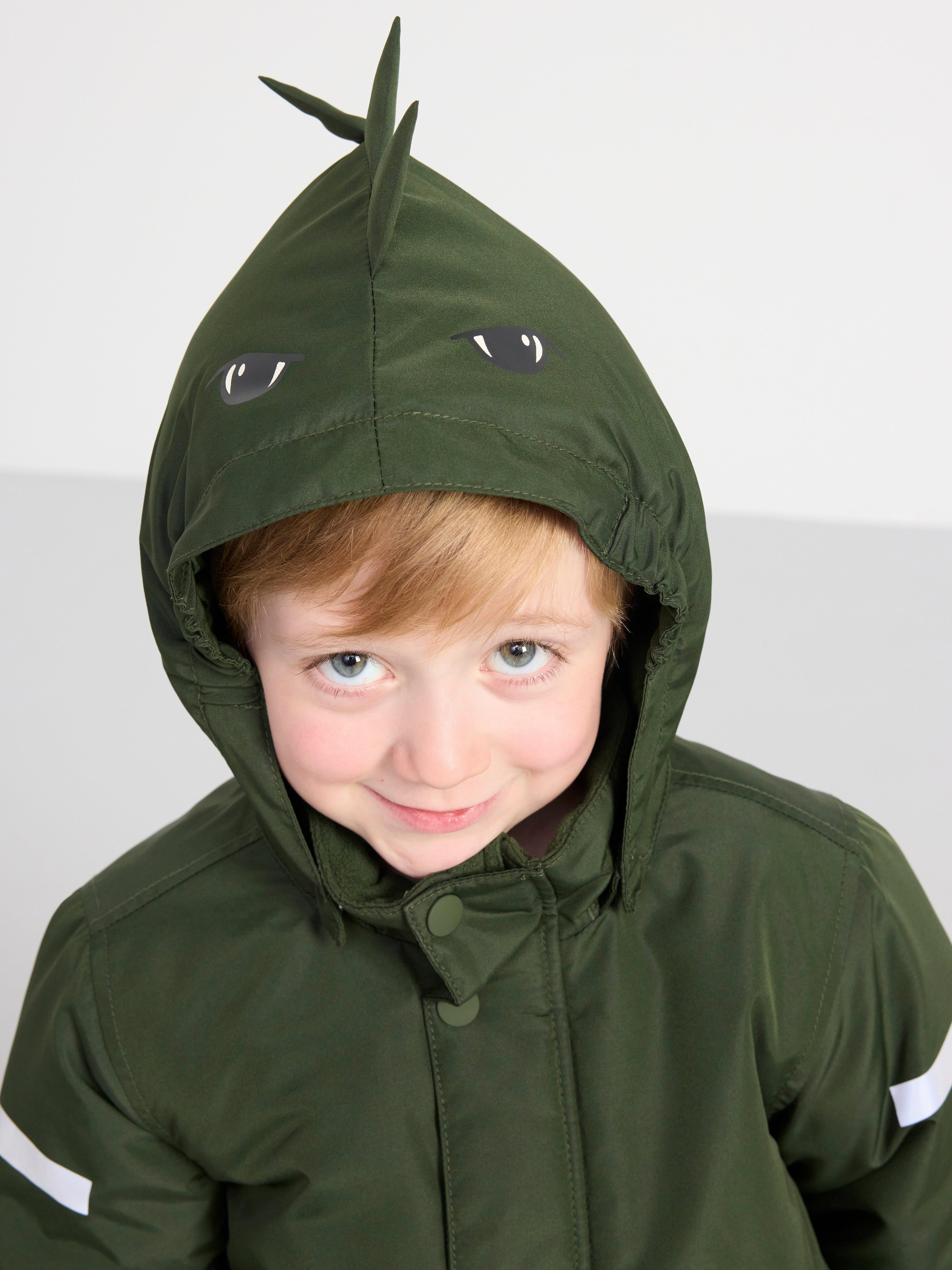 Water repellent padded jacket Dark dusty green