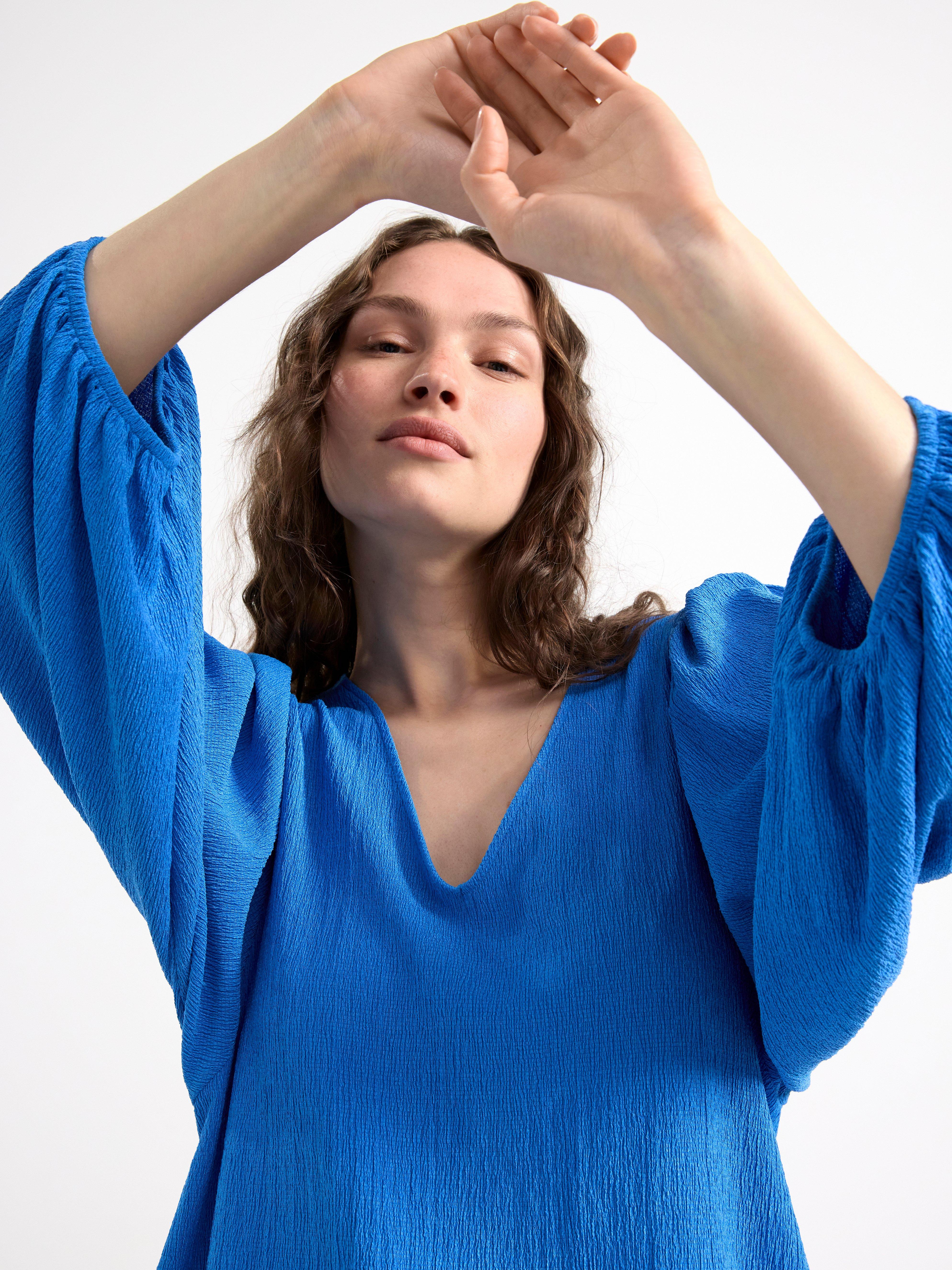 Puff sleeve tunic Strong Blue
