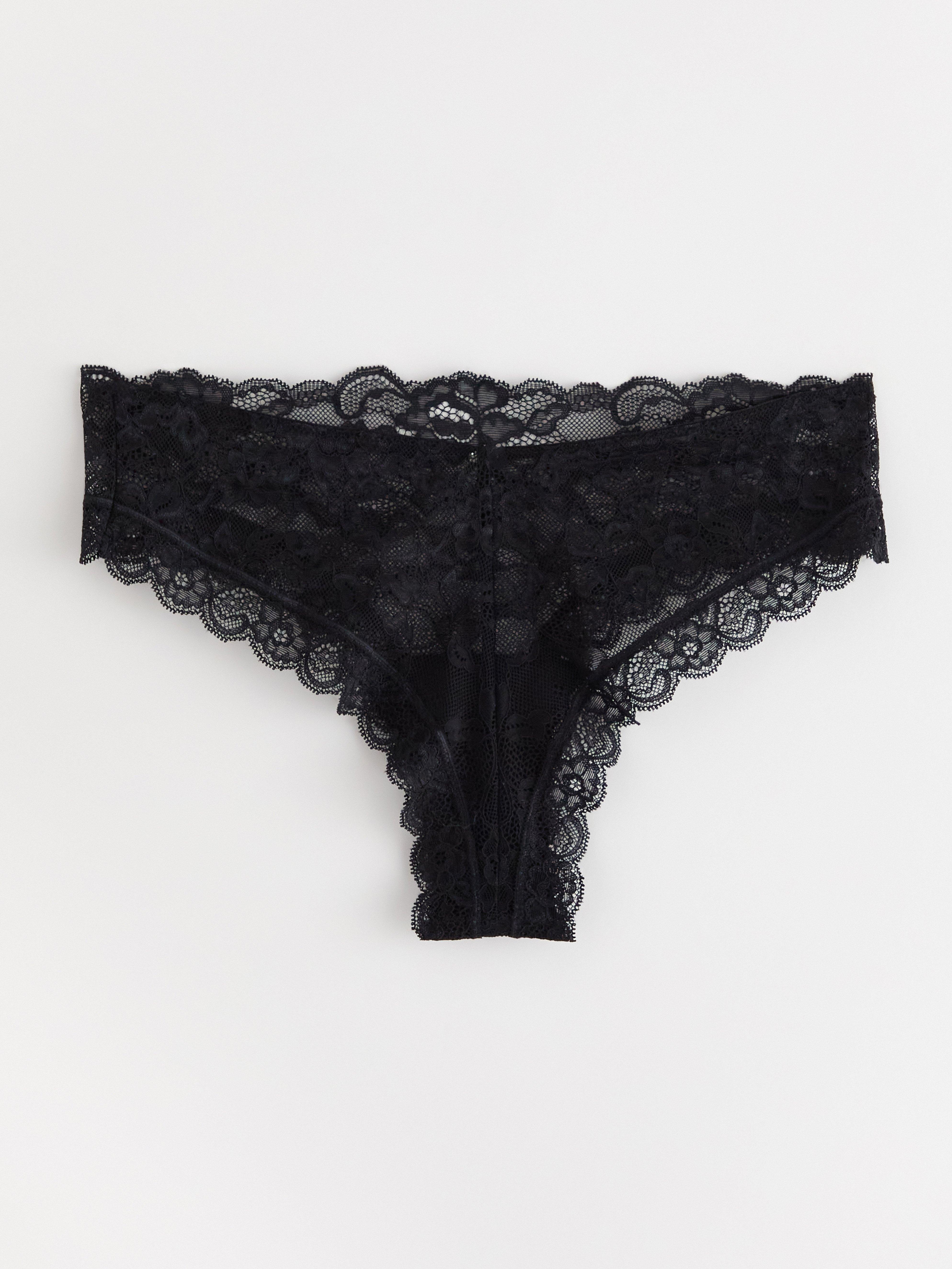 Brazilian briefs regular waist Black