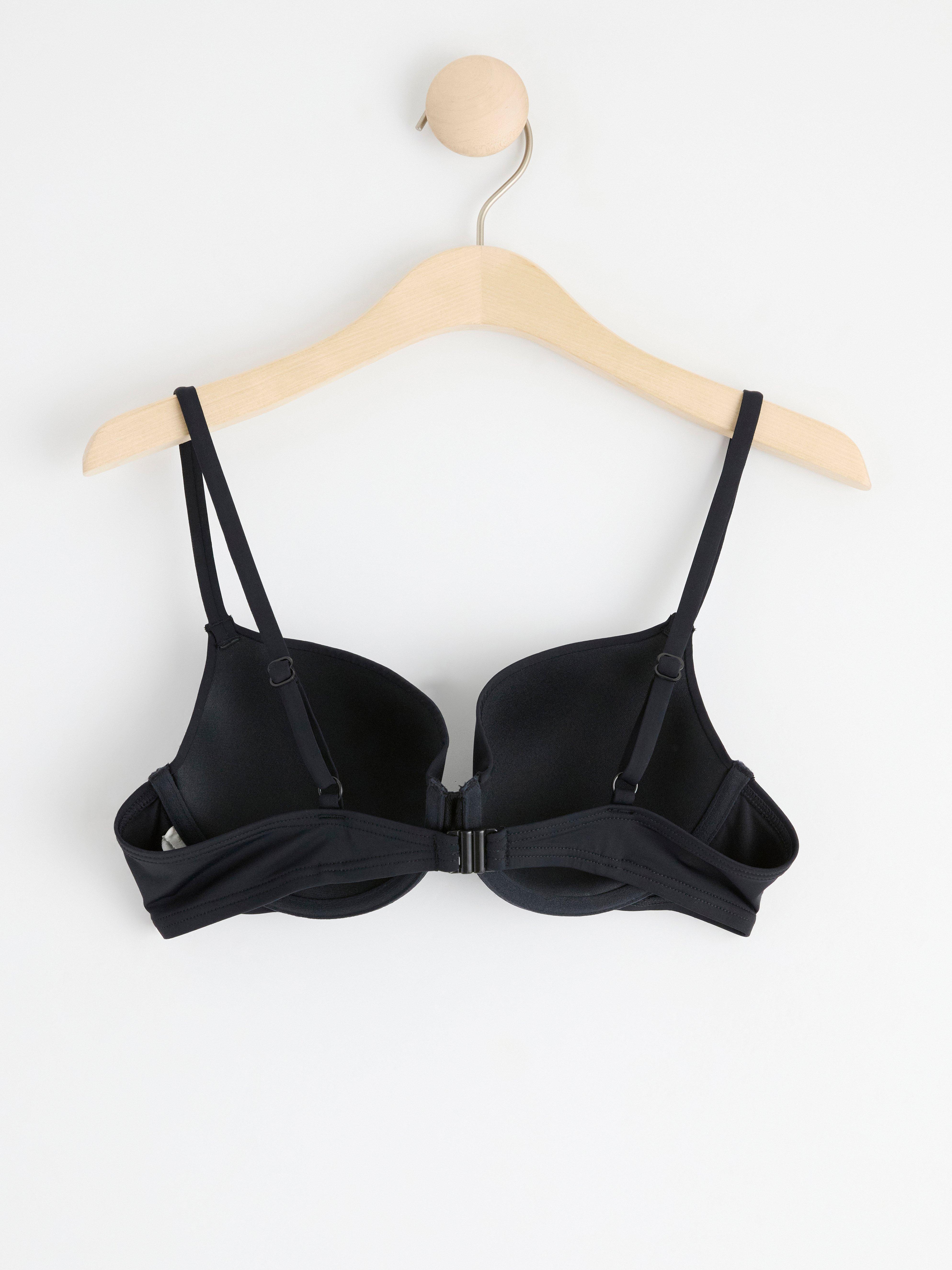 Lilja t-shirt bikini bra Black