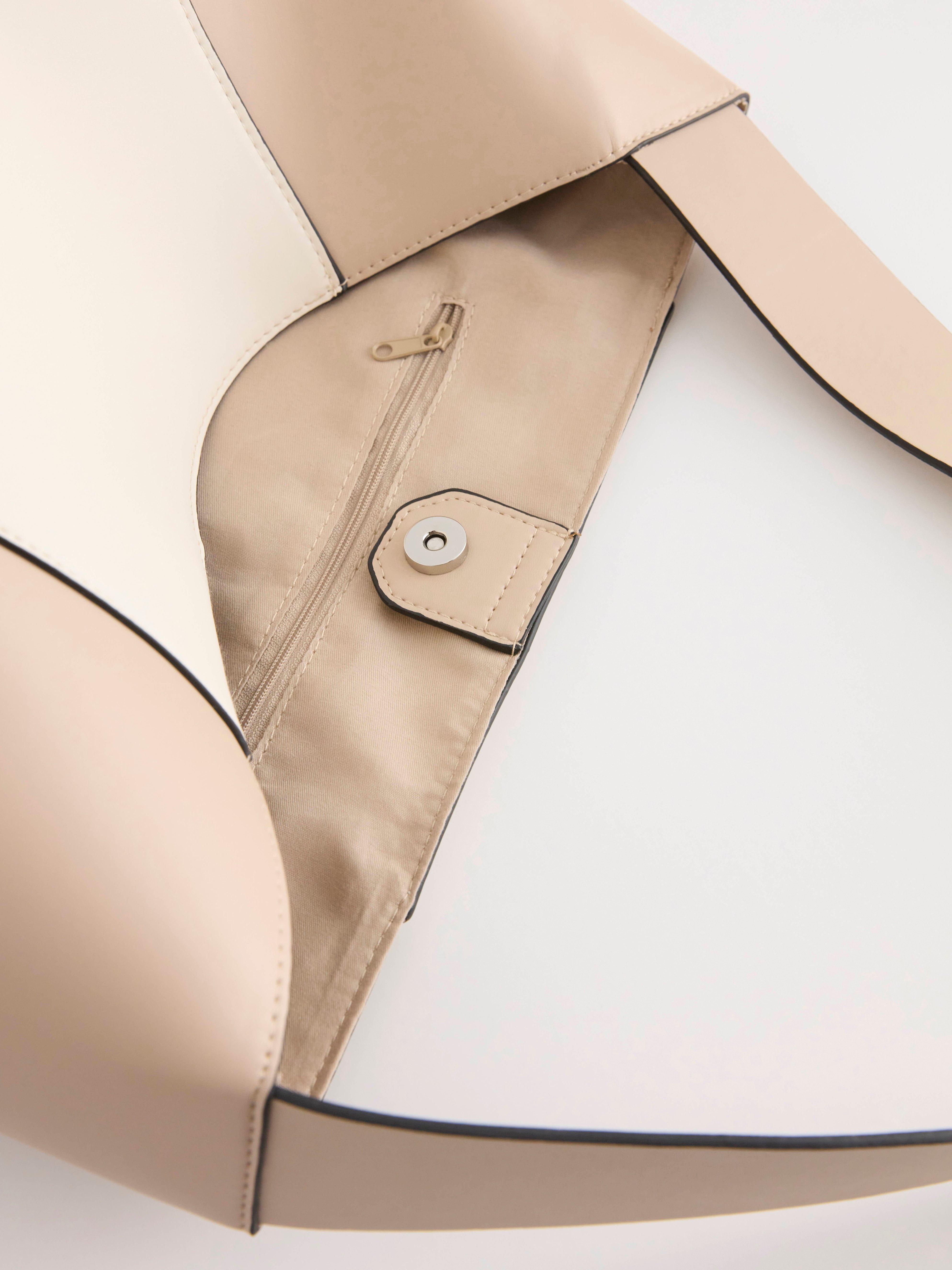 Large shopper bag Beige