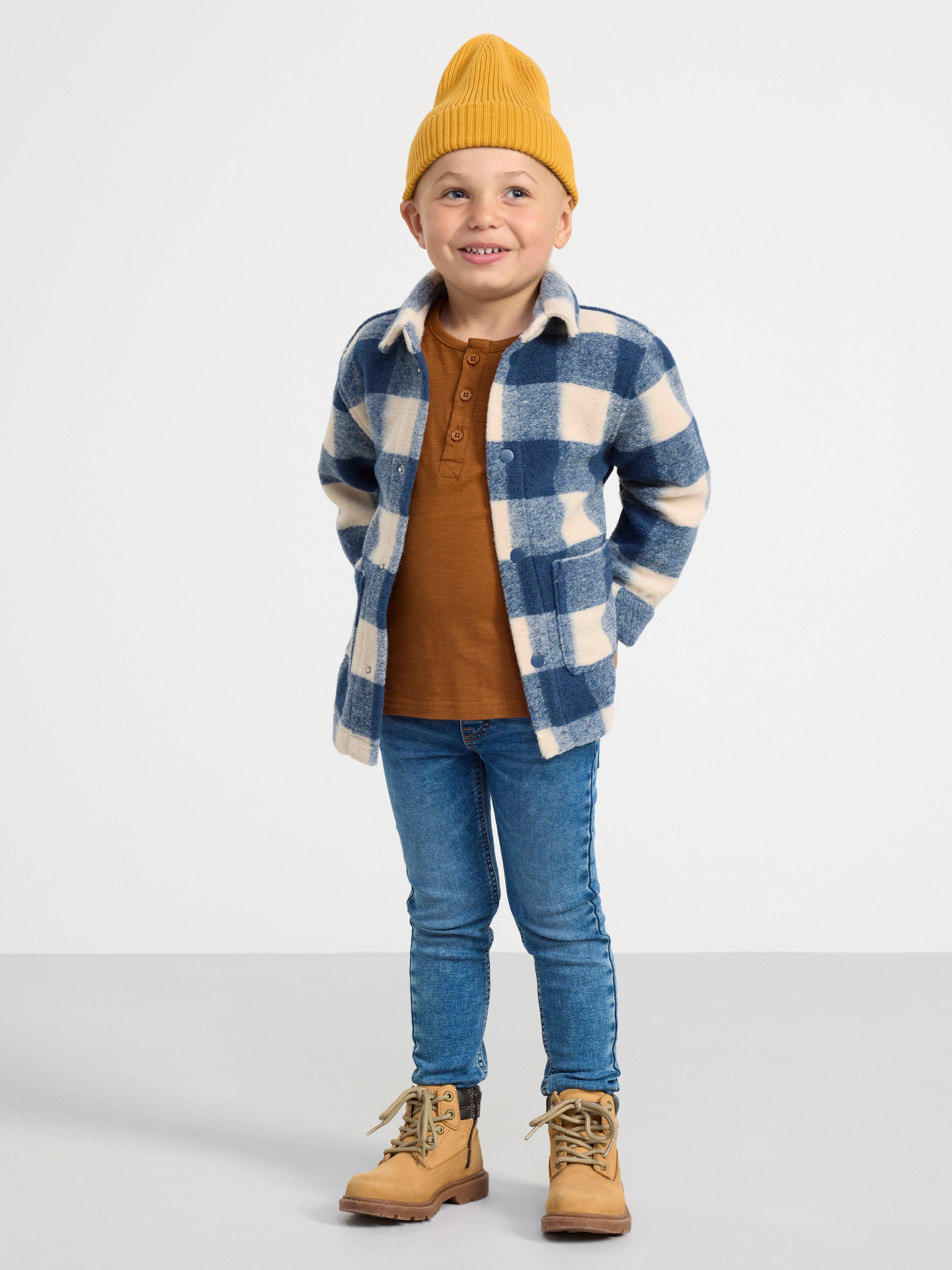 Shirt jacket Dark Dusty Blue