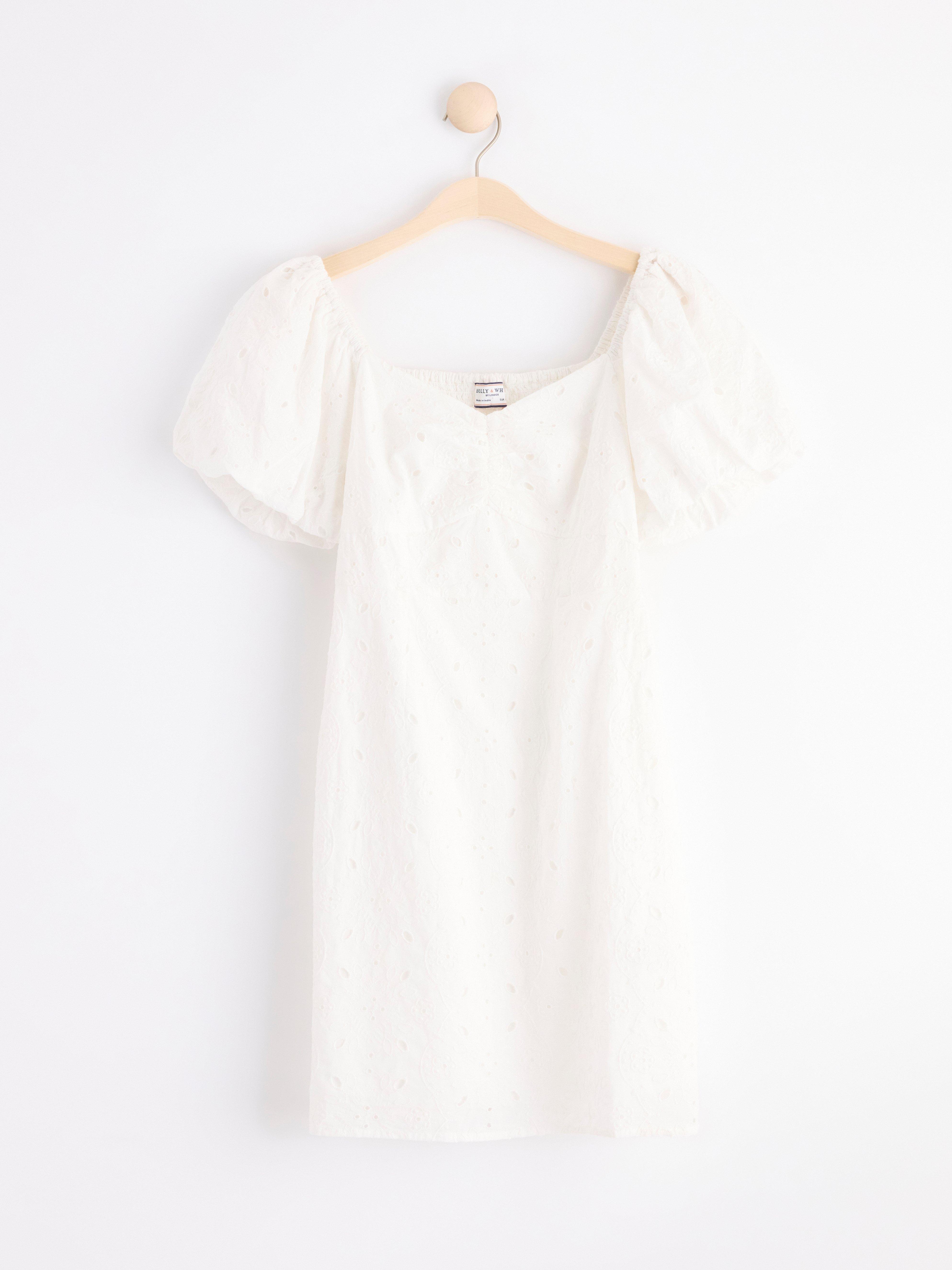 Broderie anglaise dress Off White