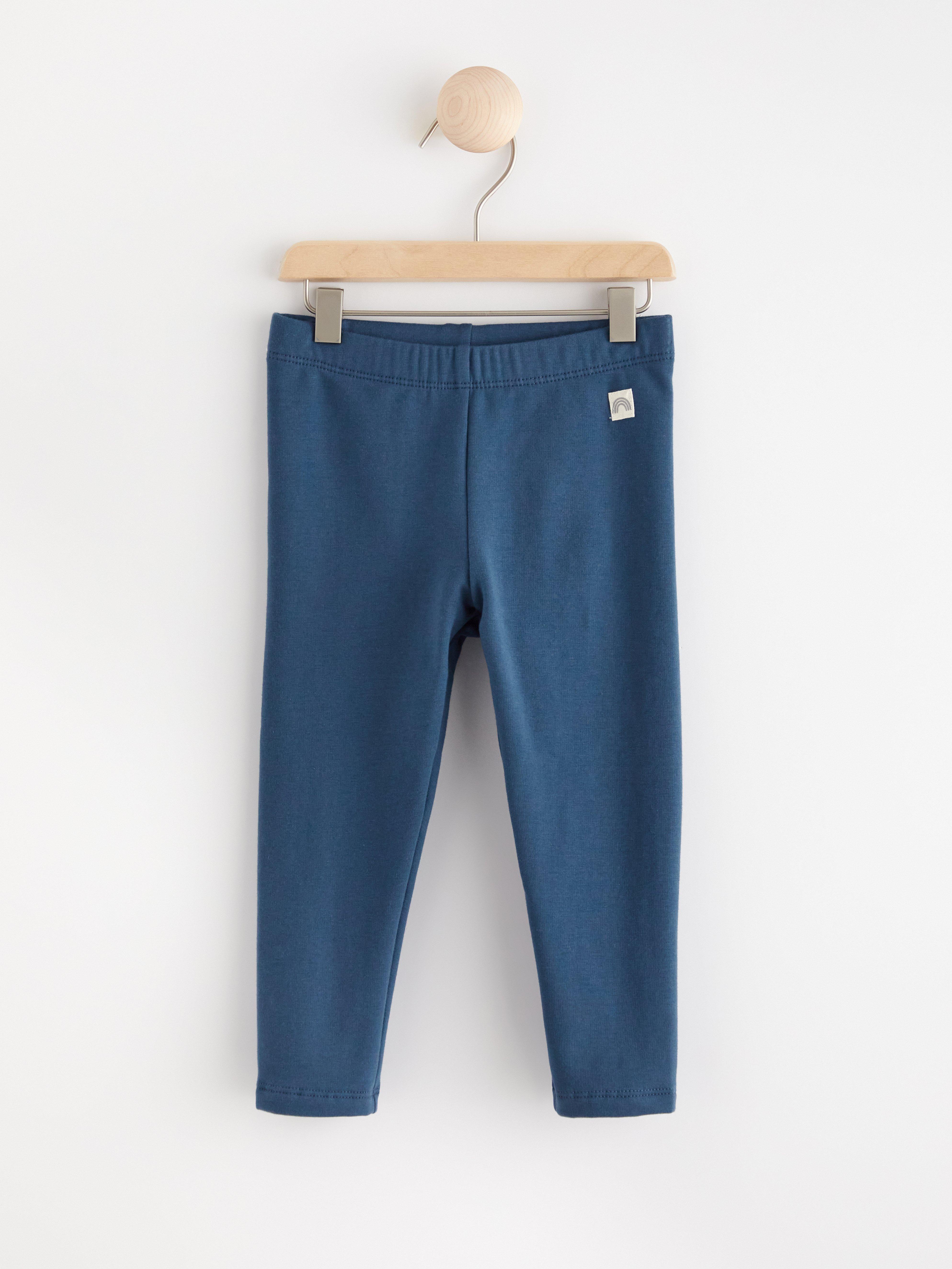 Leggings with brushed inside Dark Blue