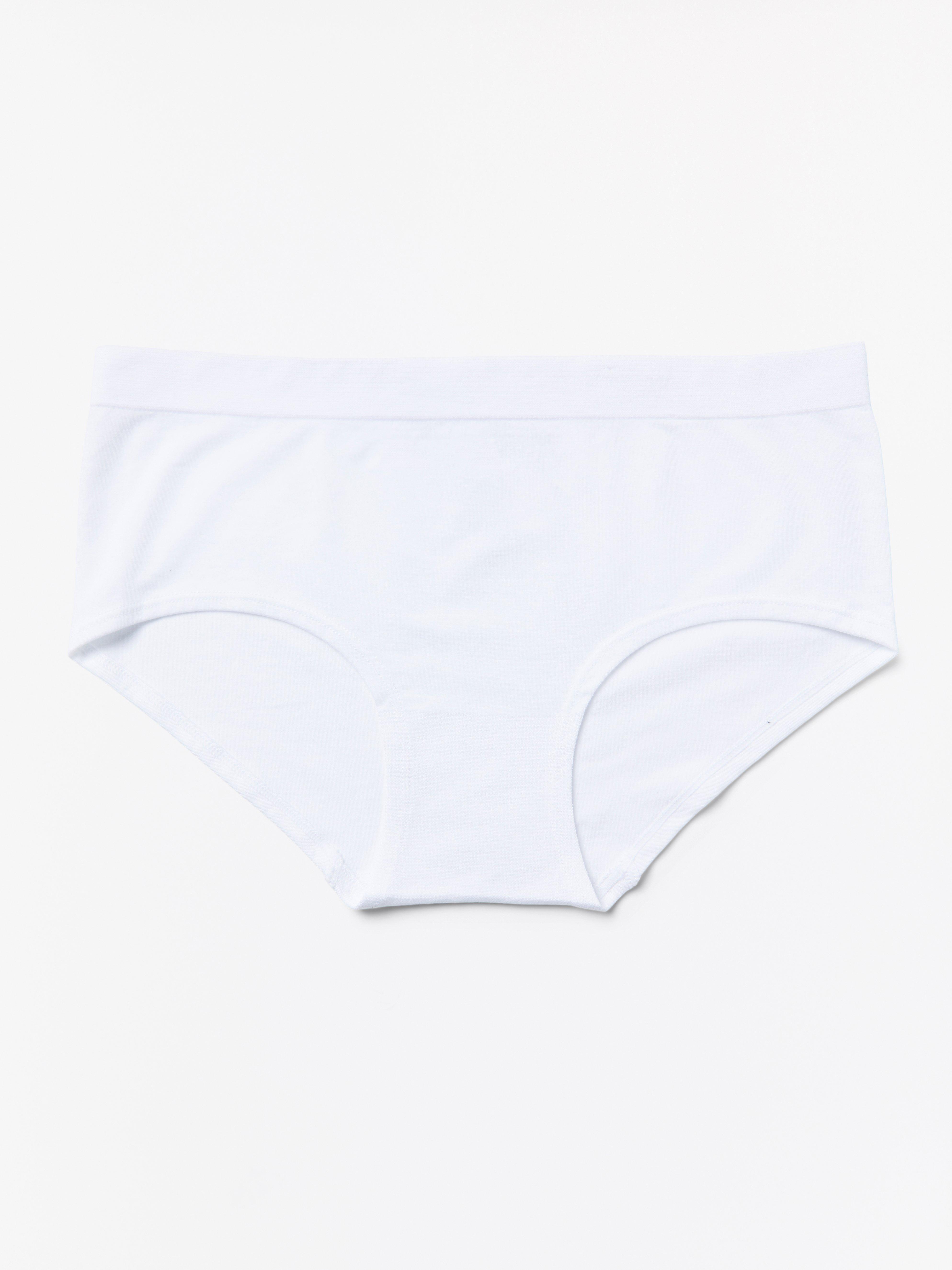 Seamless regular waist brief White