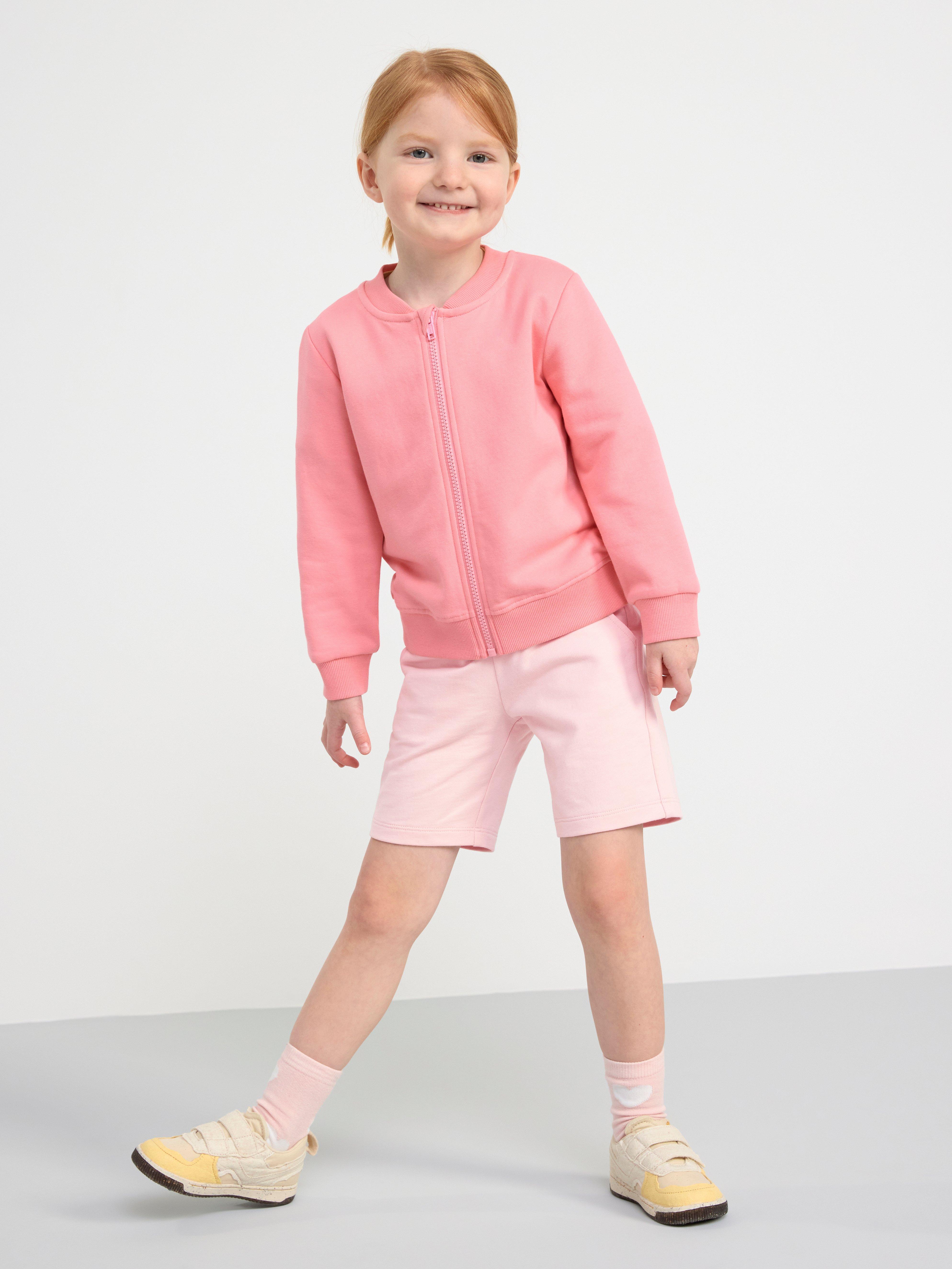 Sweater with zipper Pink