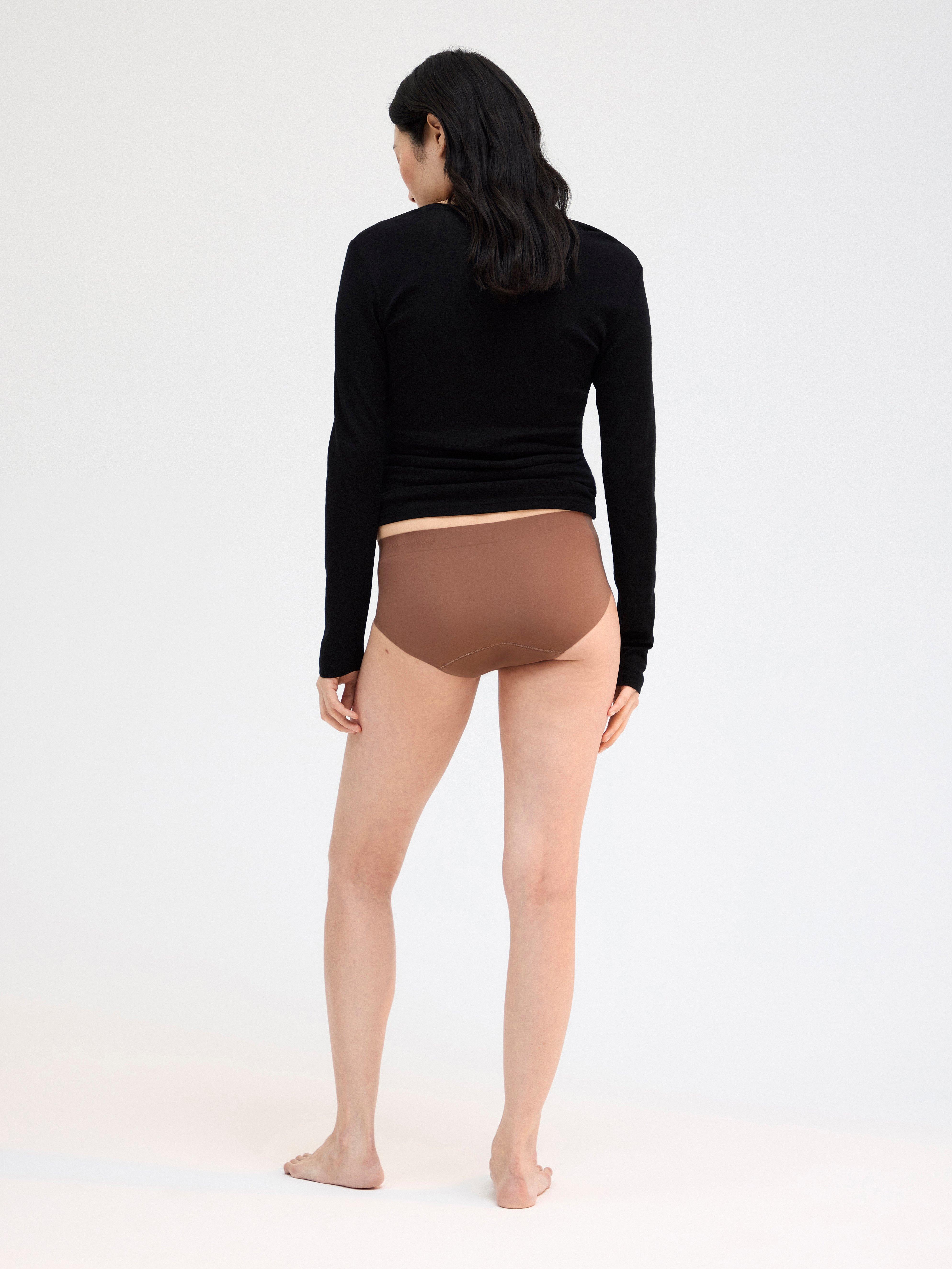 Engineered Hiphugger Period Proof – Period Panty High Absorbency Light dusty brown