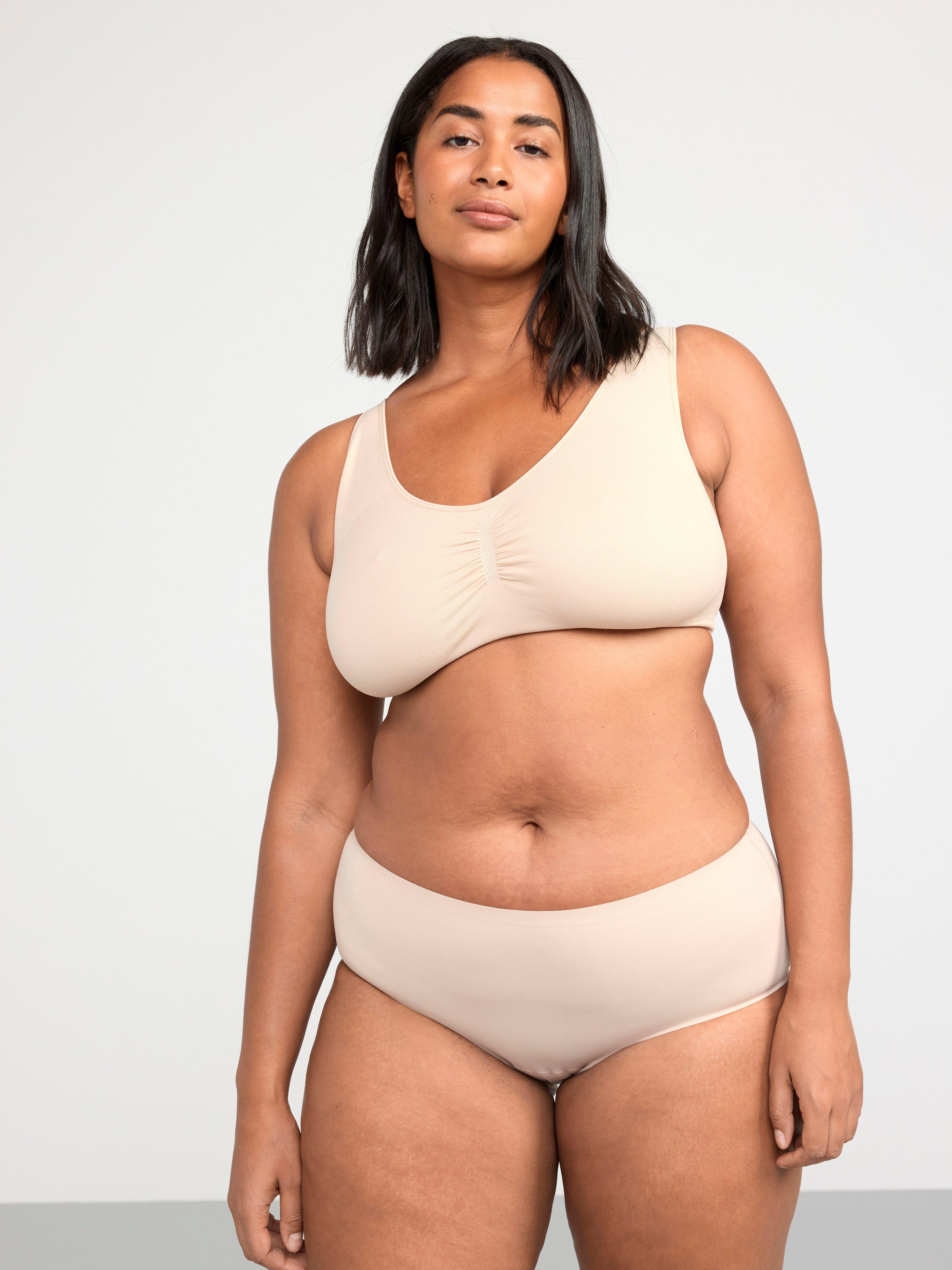 Soft seamless bra Beige