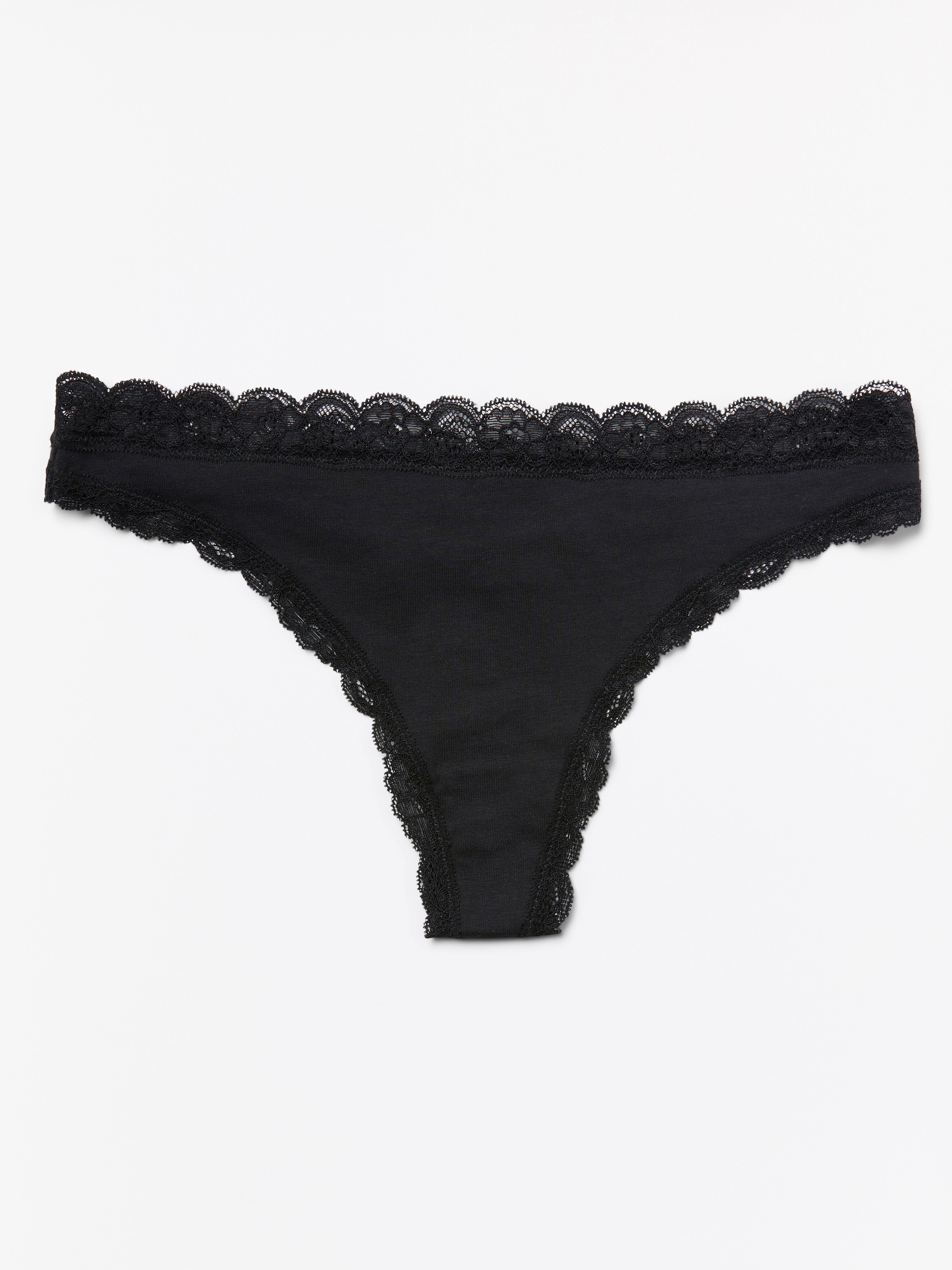 Thong regular Black