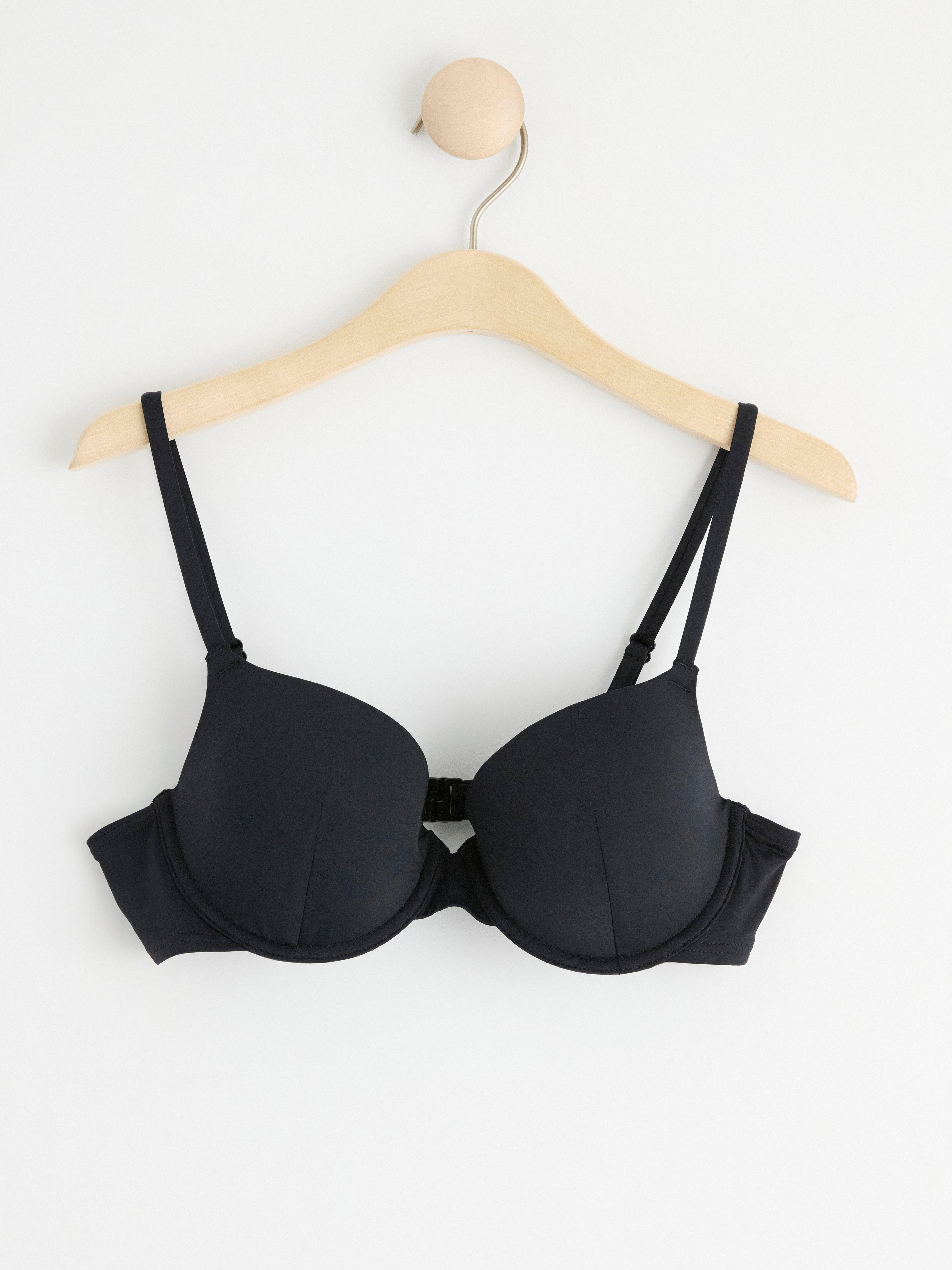 Lilja t-shirt bikini bra Black