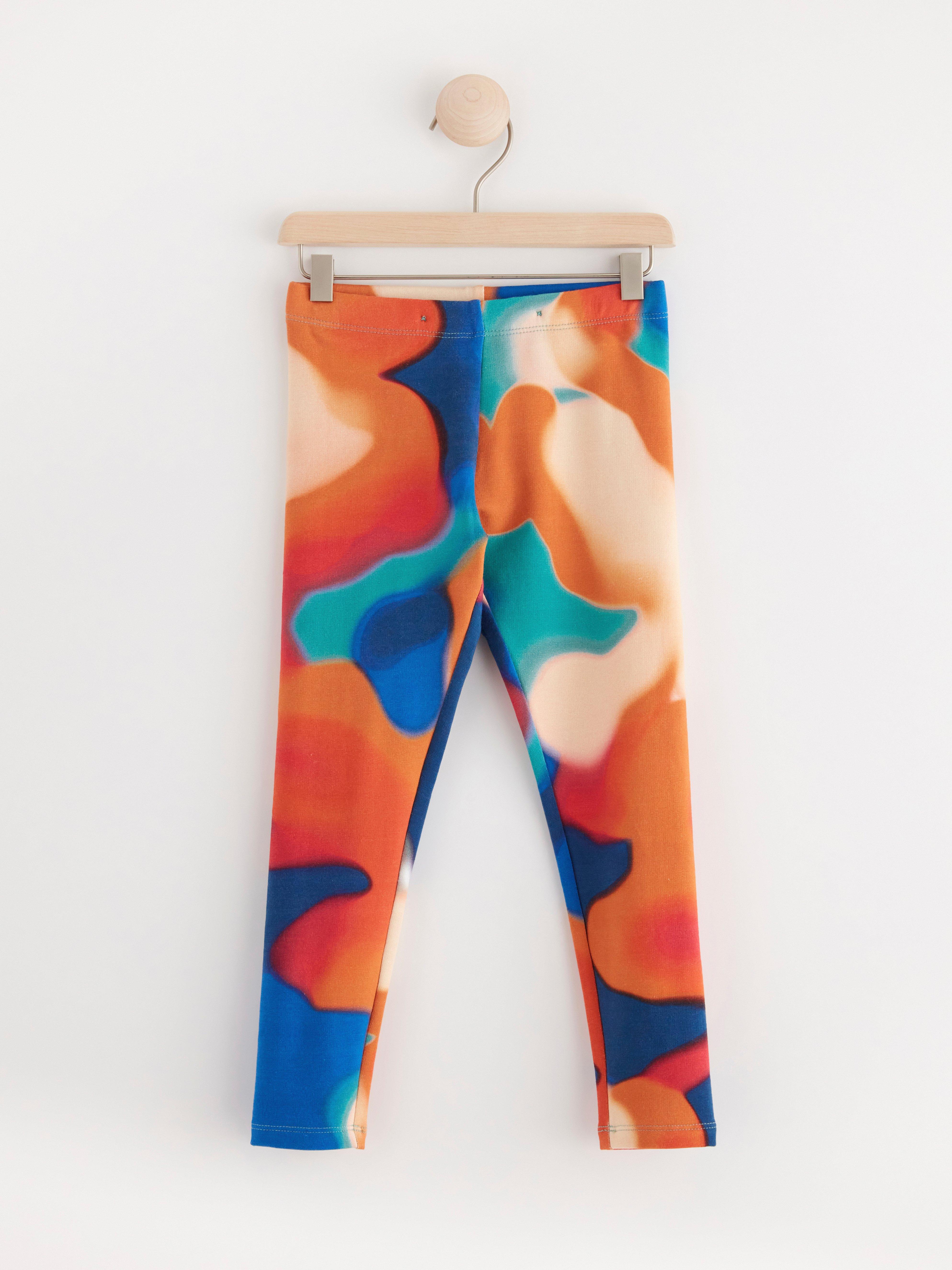 Leggings with brushed inside Light Dusty White