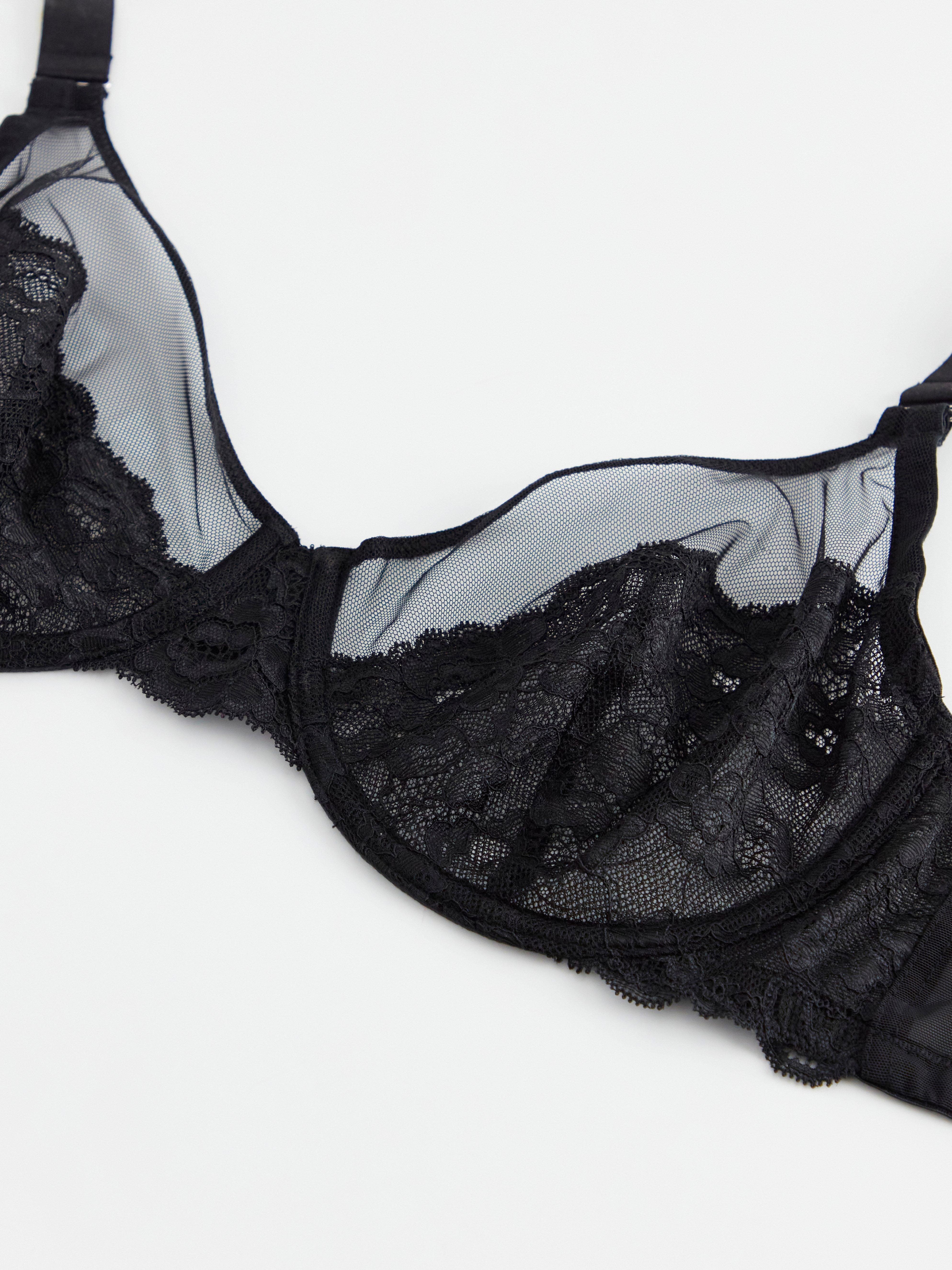 Aster unpadded bra Black