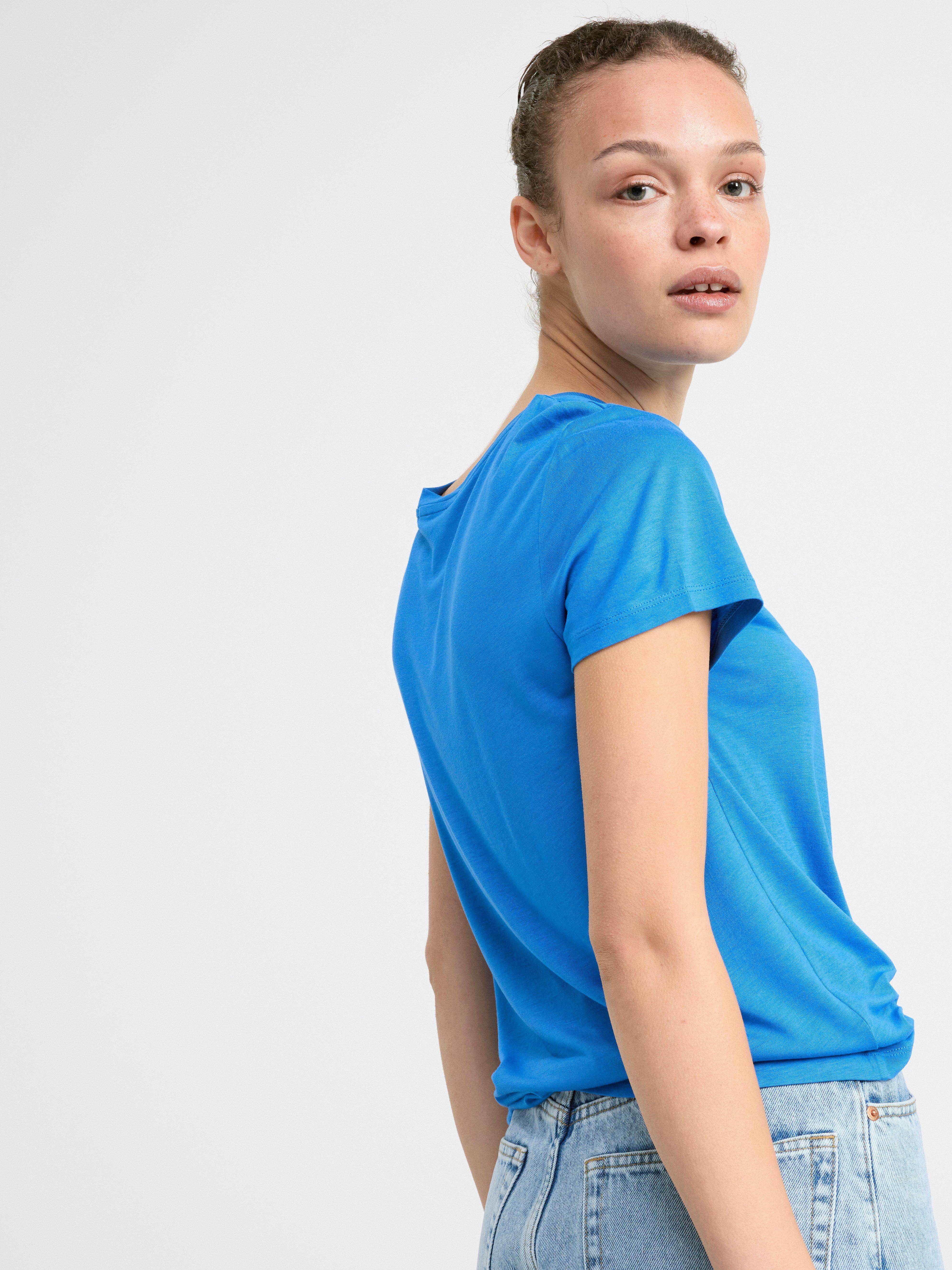 Short sleeve top Blue