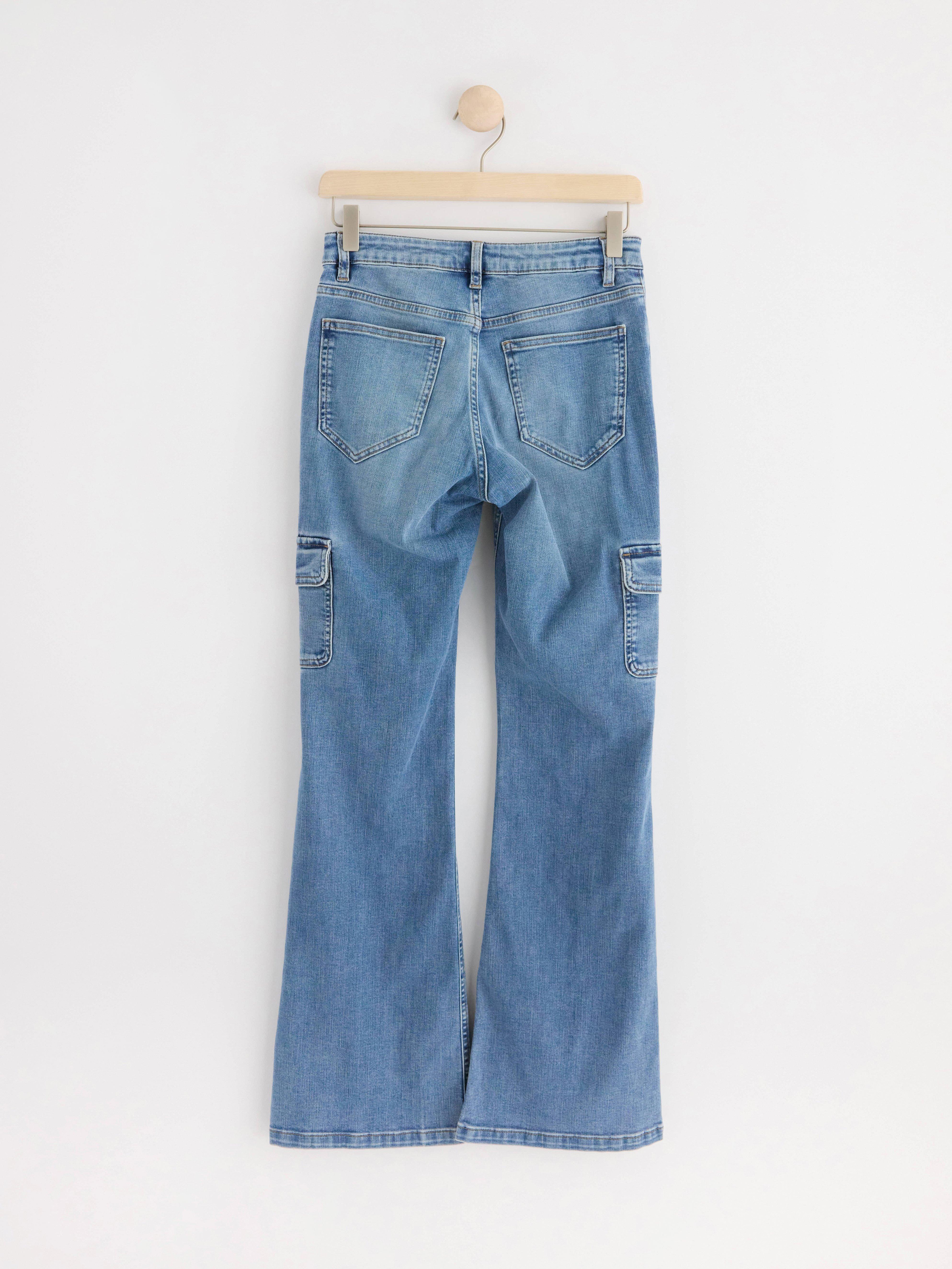 FREJA Flared leg Jeans Light denim