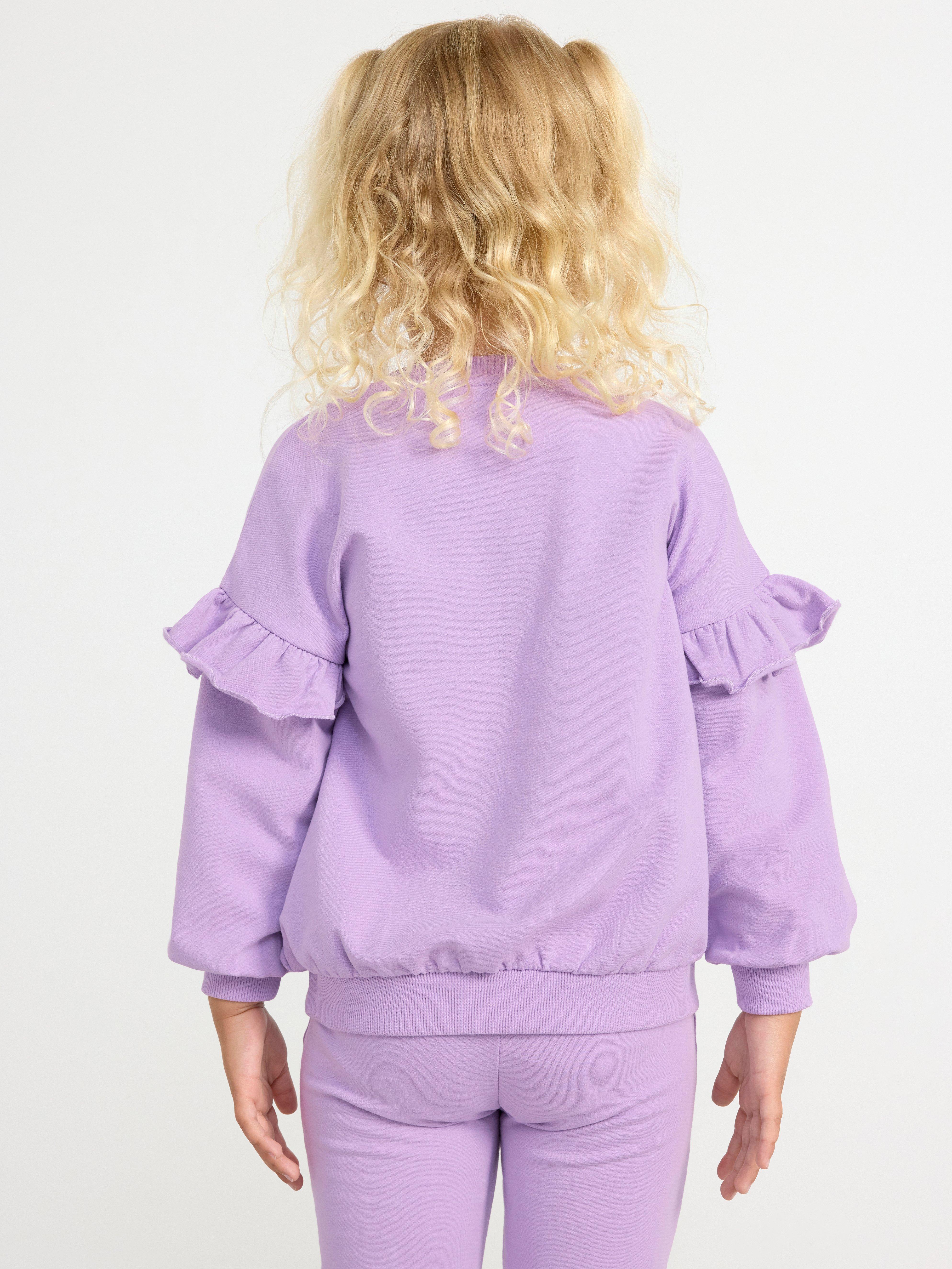 Sweatshirt with appliqué Light Lilac