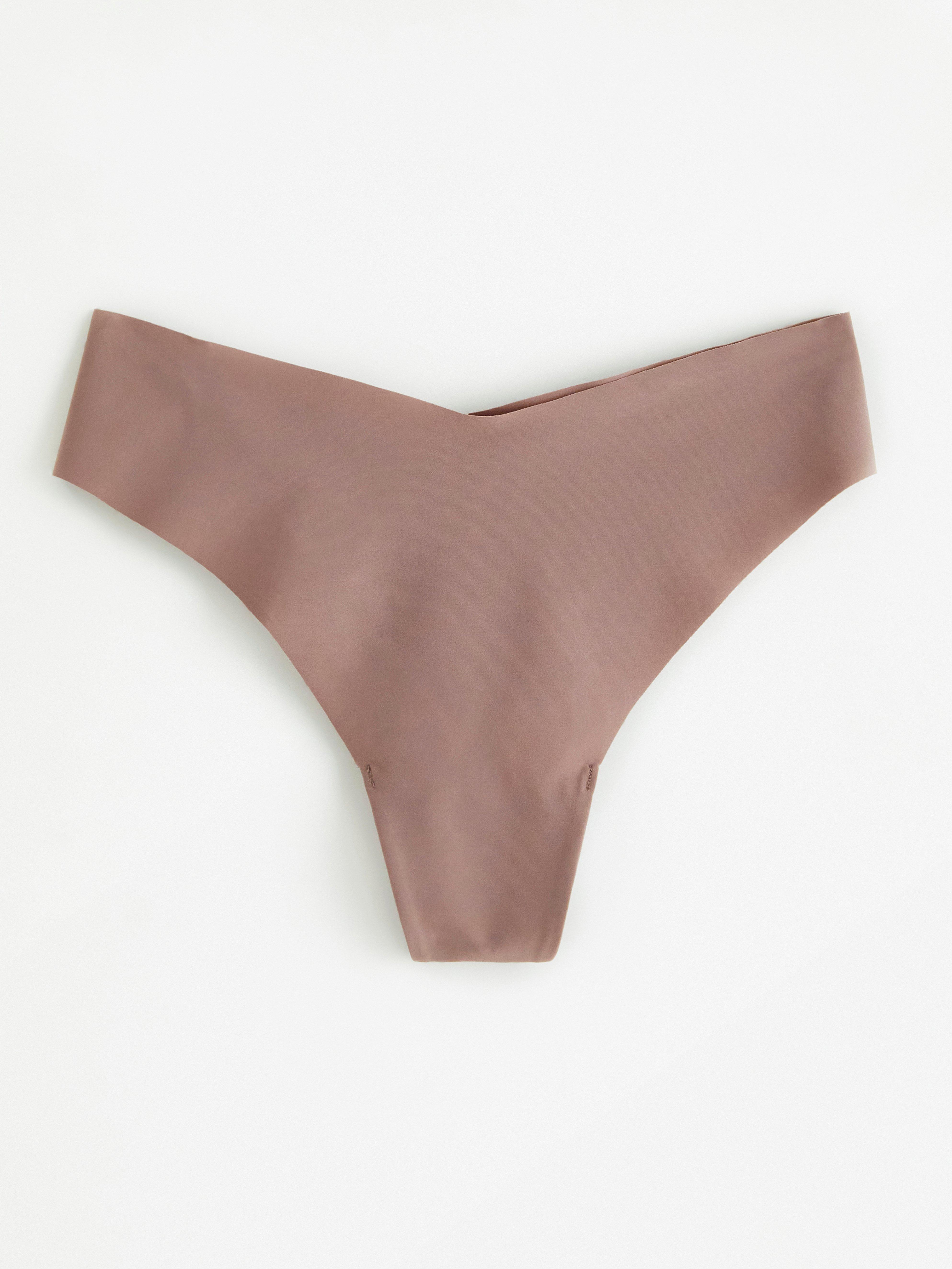 Seamless thong regular waist Light Dusty Lilac