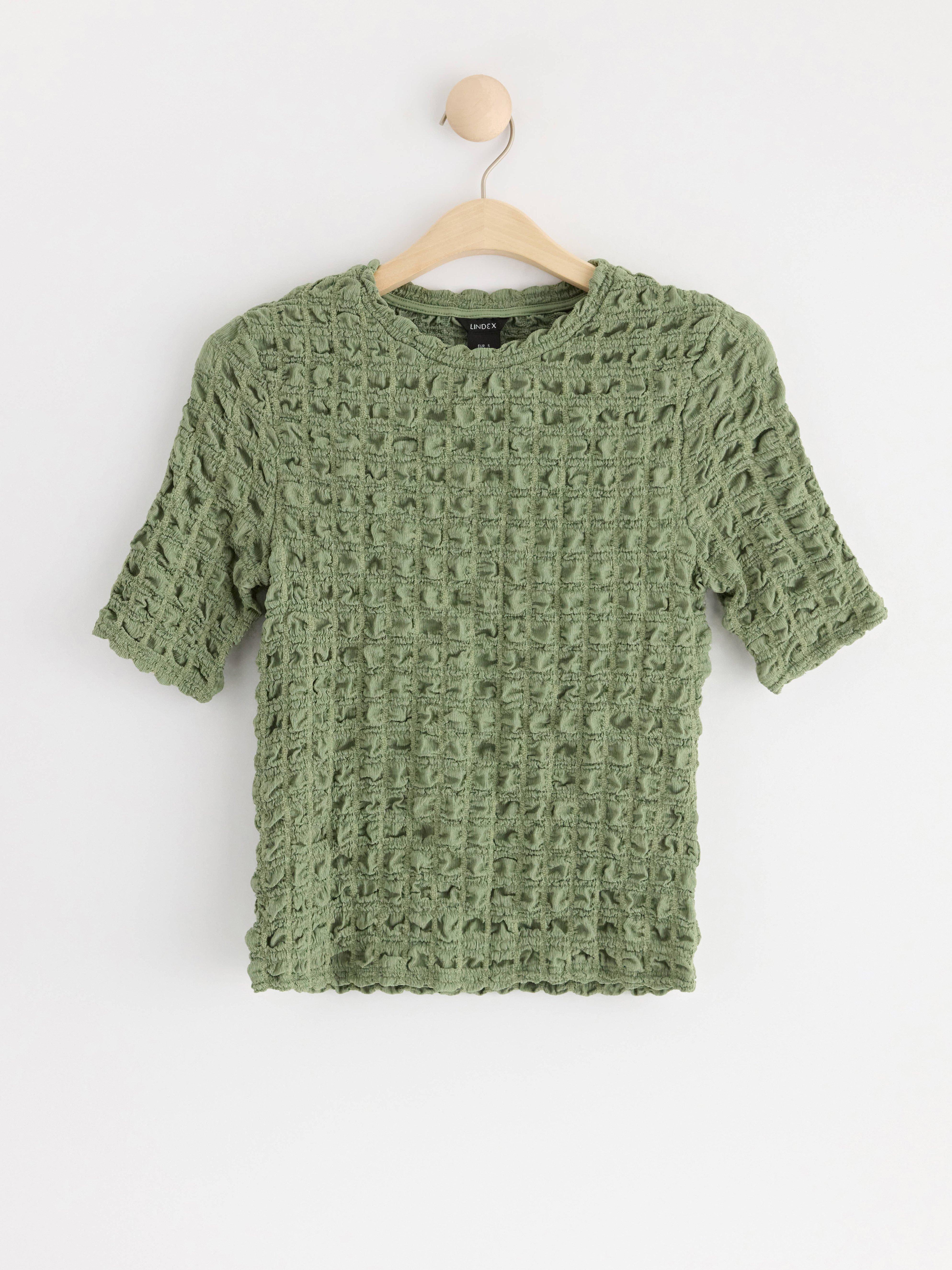 Top  crinkled Light Khaki
