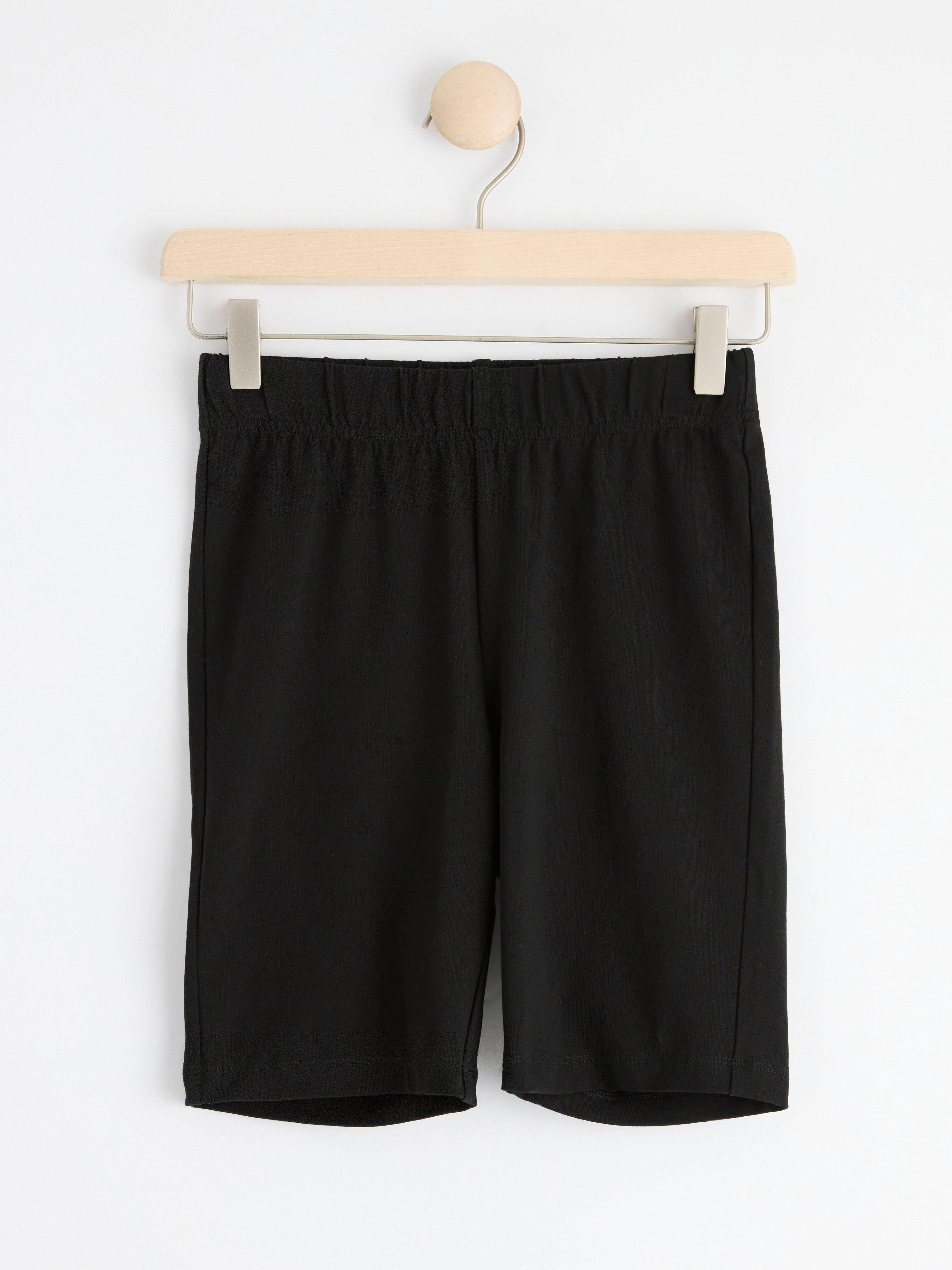 Cotton cycling shorts Black