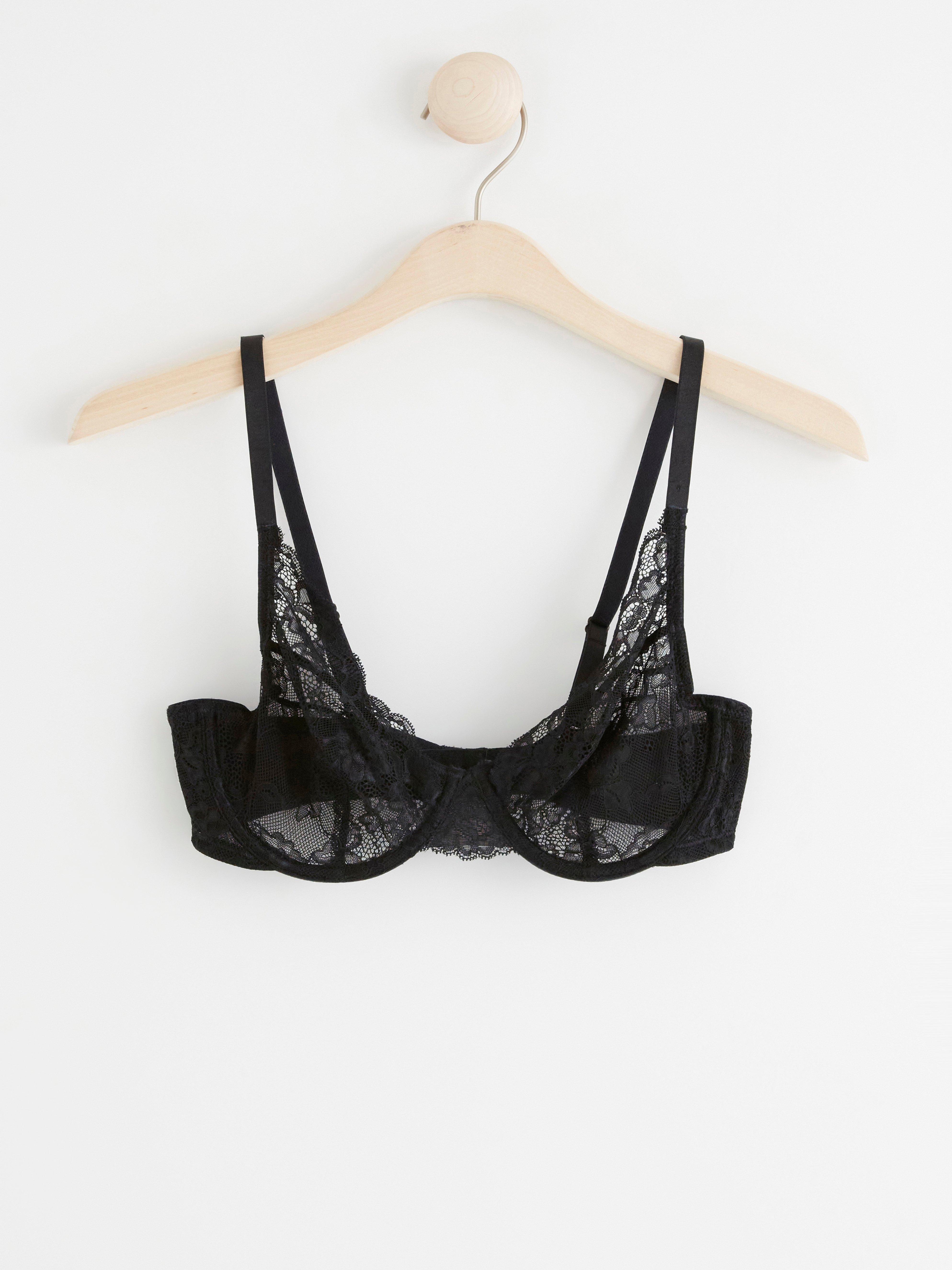 Aster unpadded bra Black