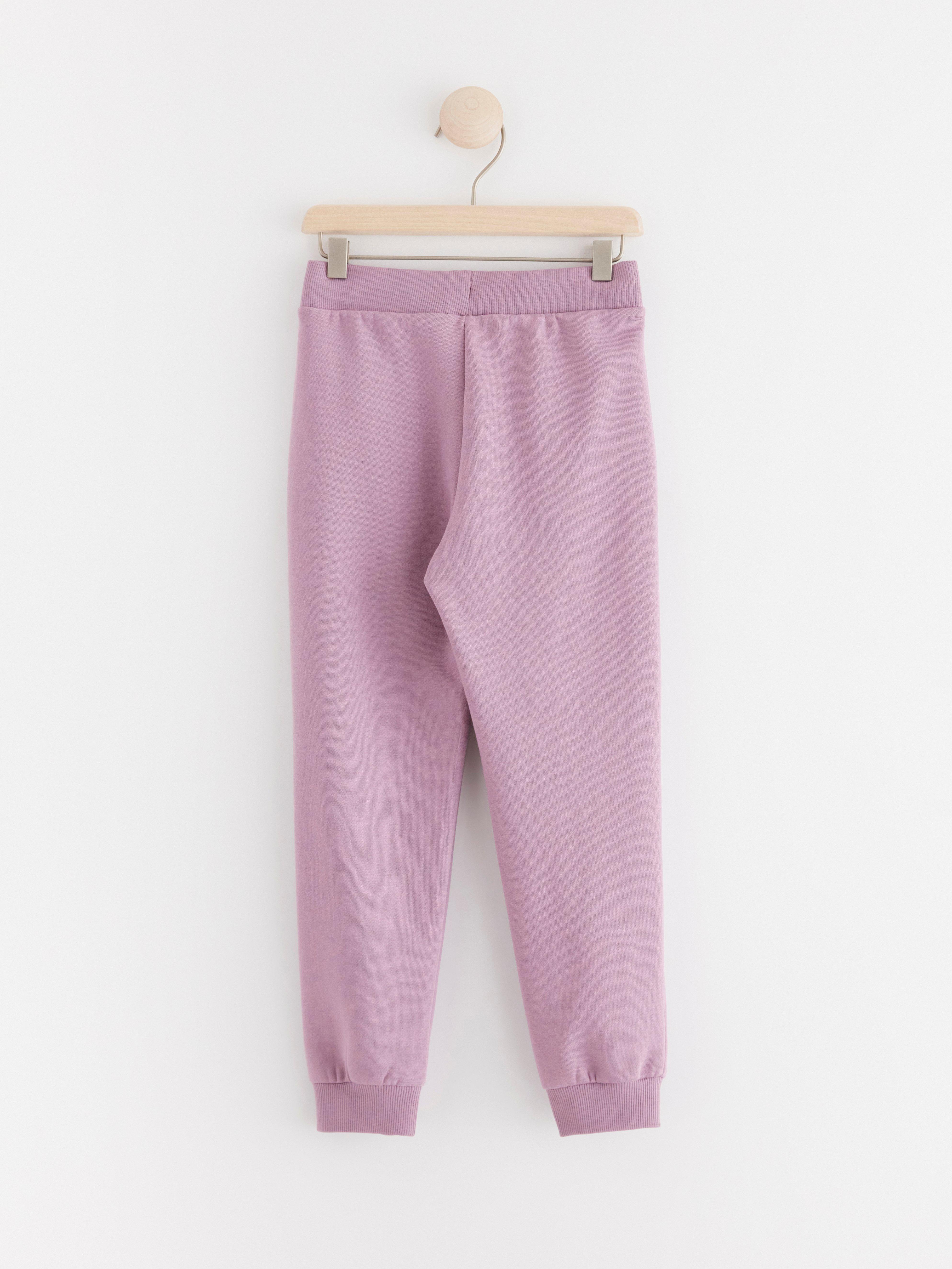 Joggers with brushed inside Light Dusty Lilac