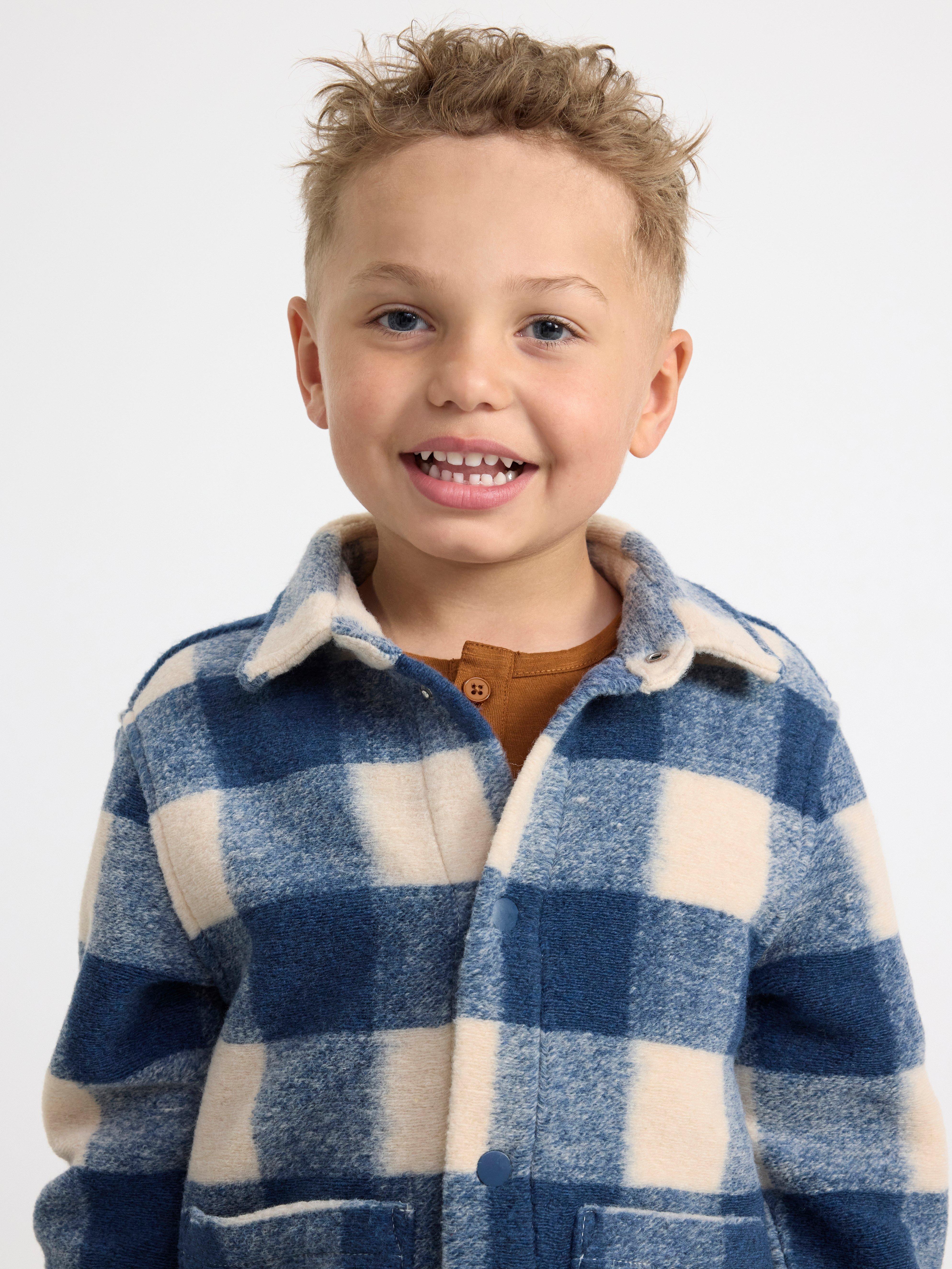 Shirt jacket Dark Dusty Blue