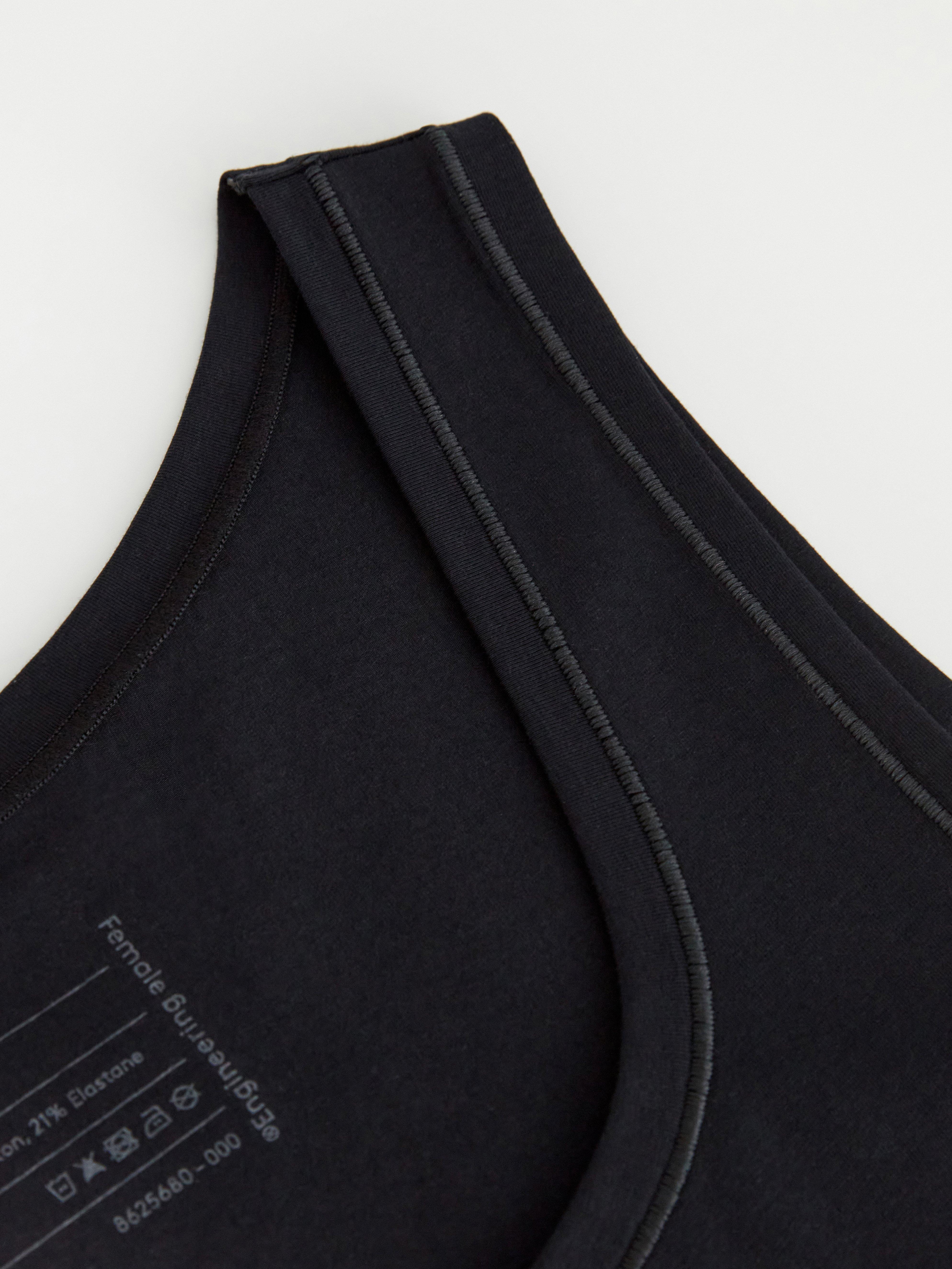 Female Engineering - Pima Cotton Tank Top Black