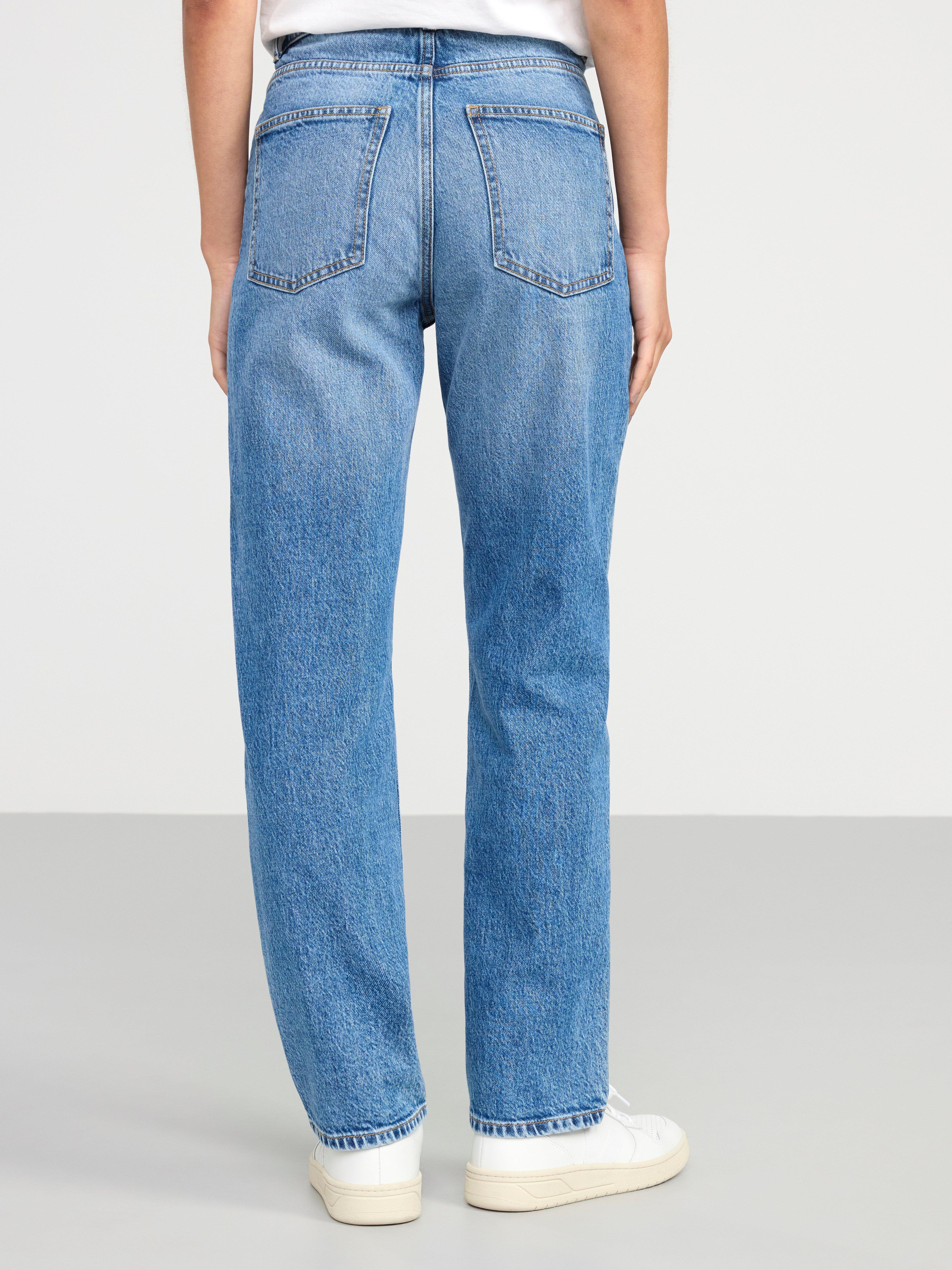 NEA Cropped straight jeans Denim blue
