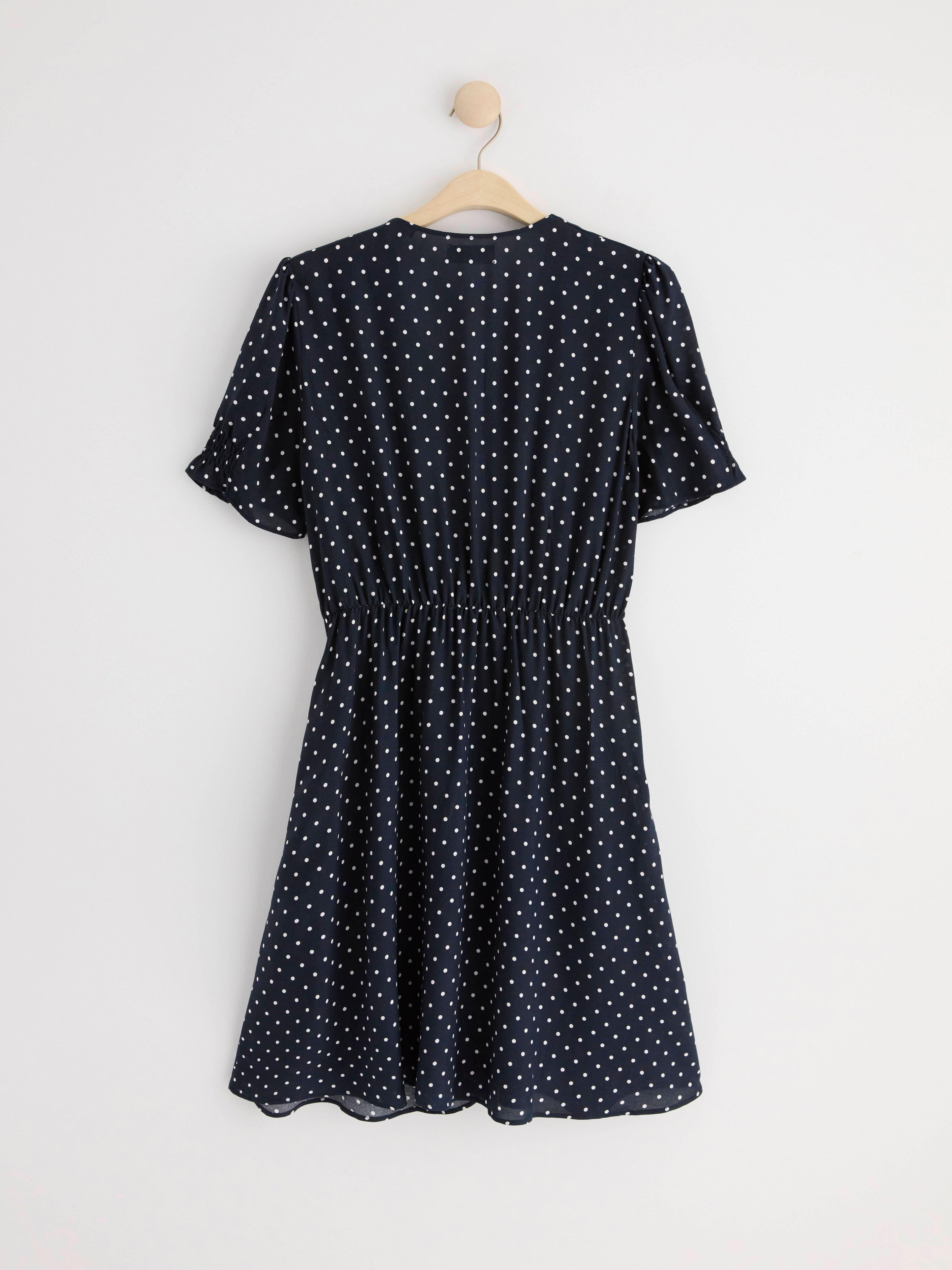 Short sleeve mini dress Dark Navy