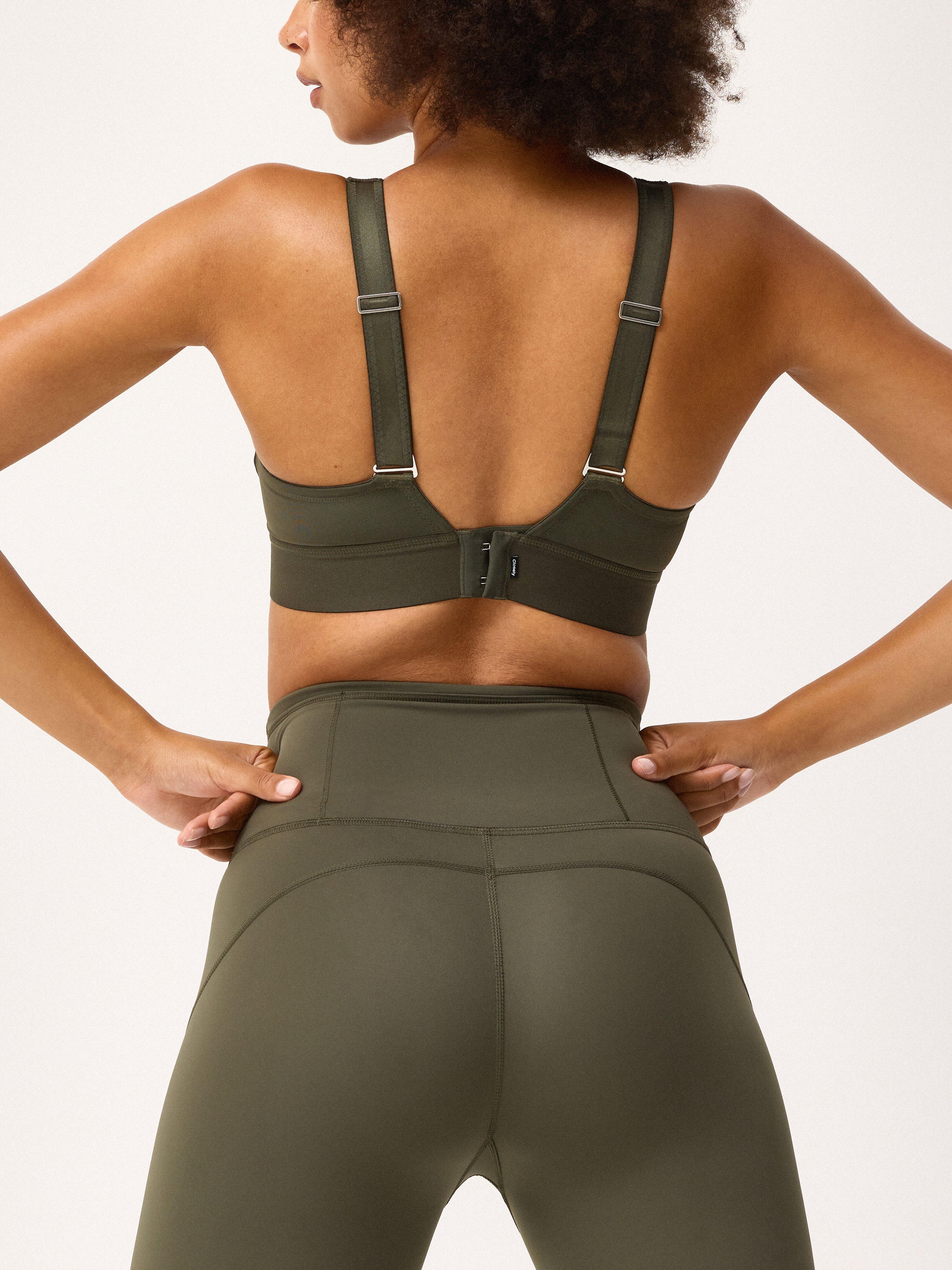Closely - The High Support Sports Bra Dark Green