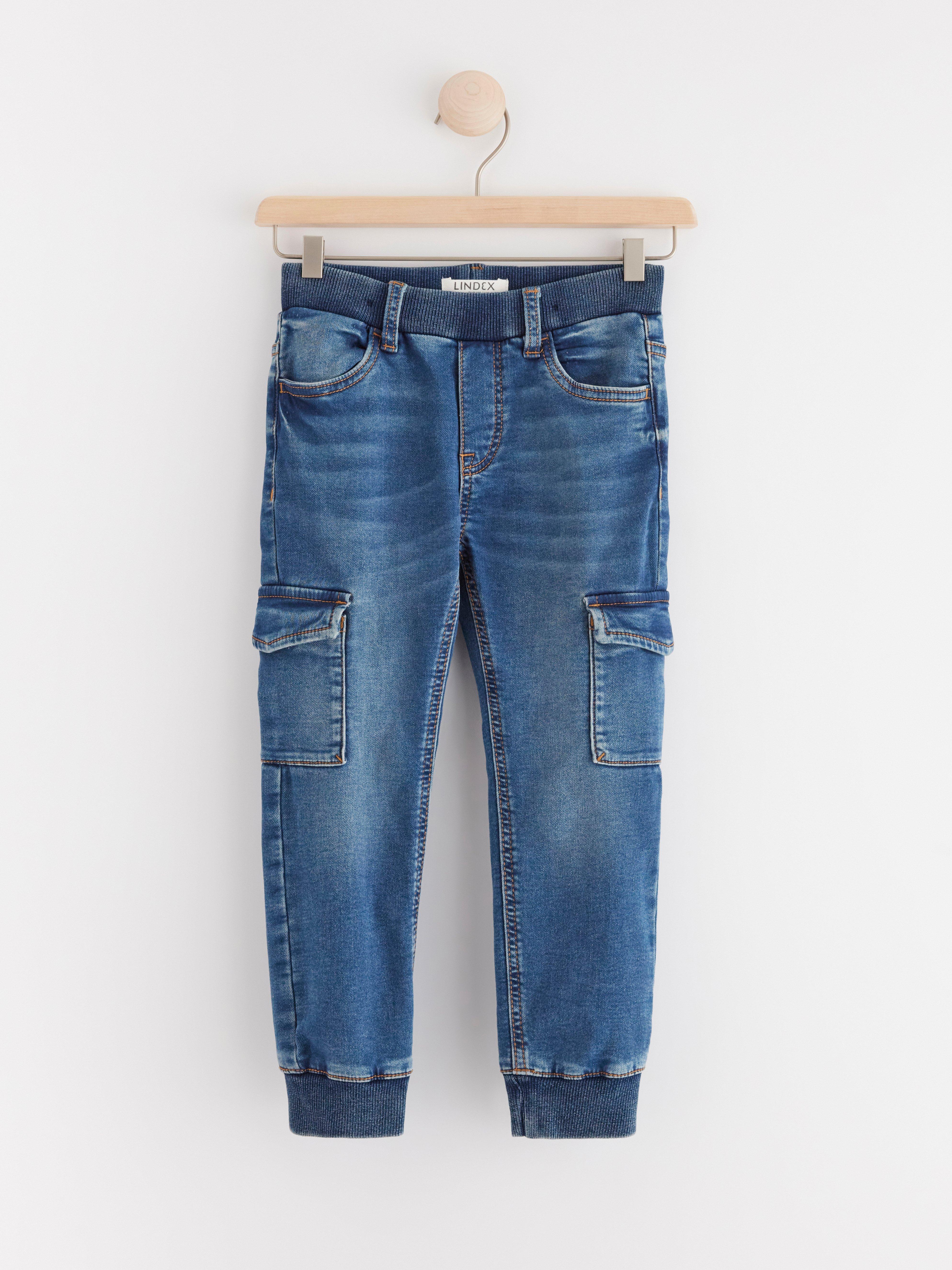 Cargo denim trousers Denim
