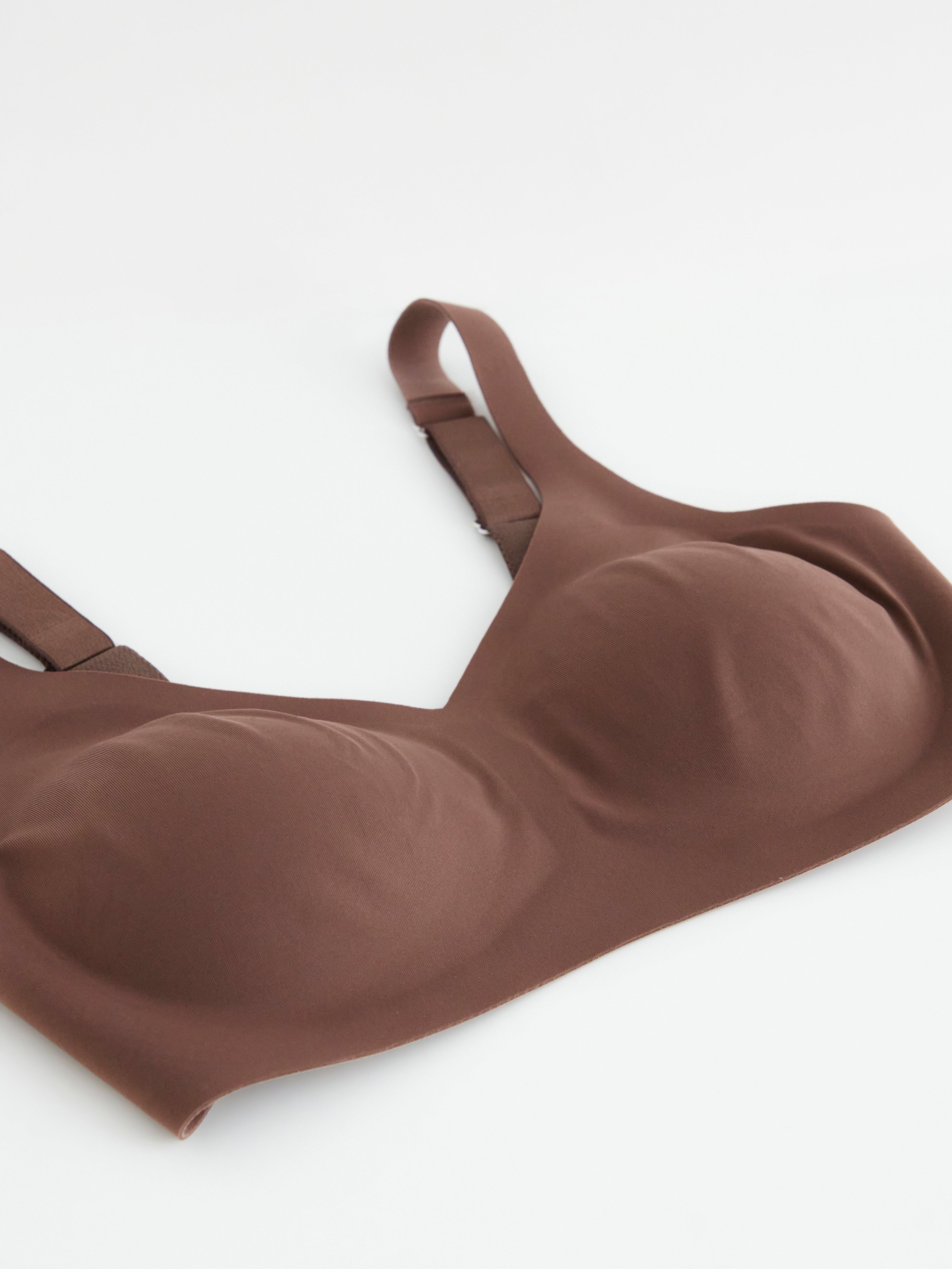 Soft bra Dark Dusty Brown