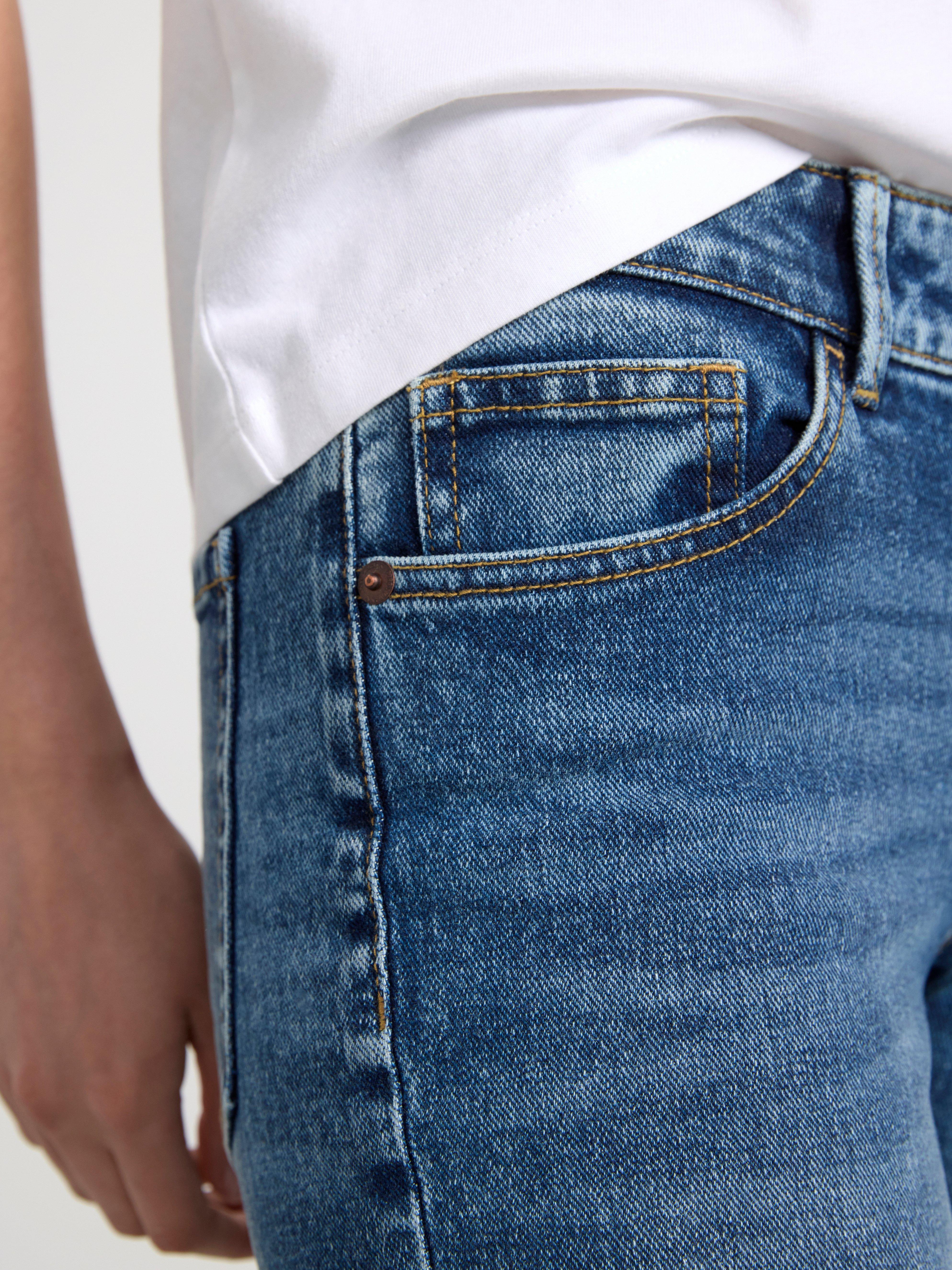 FAY Flared low waist jeans Denim blue