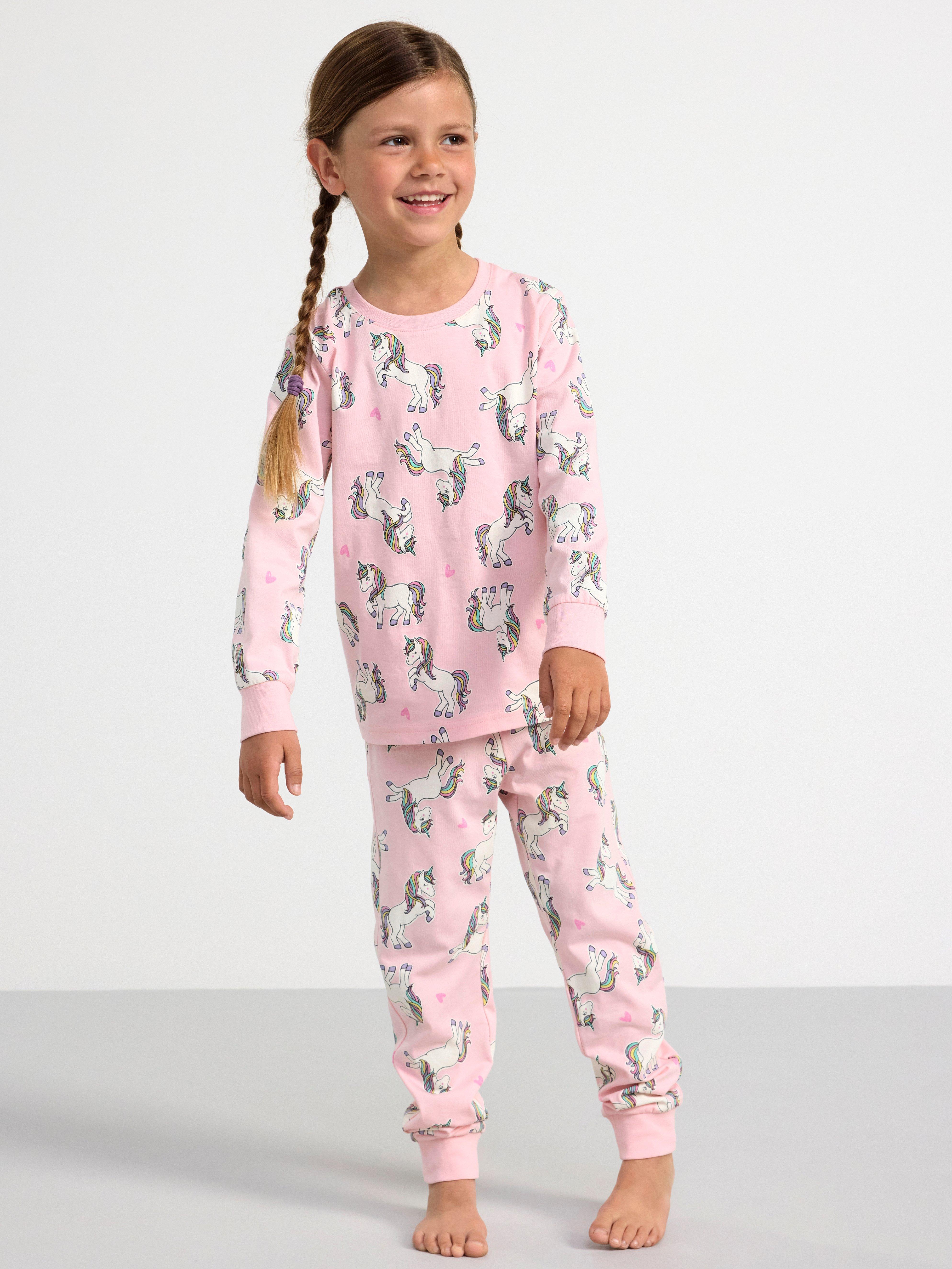 Pyjama set with print Light Pink