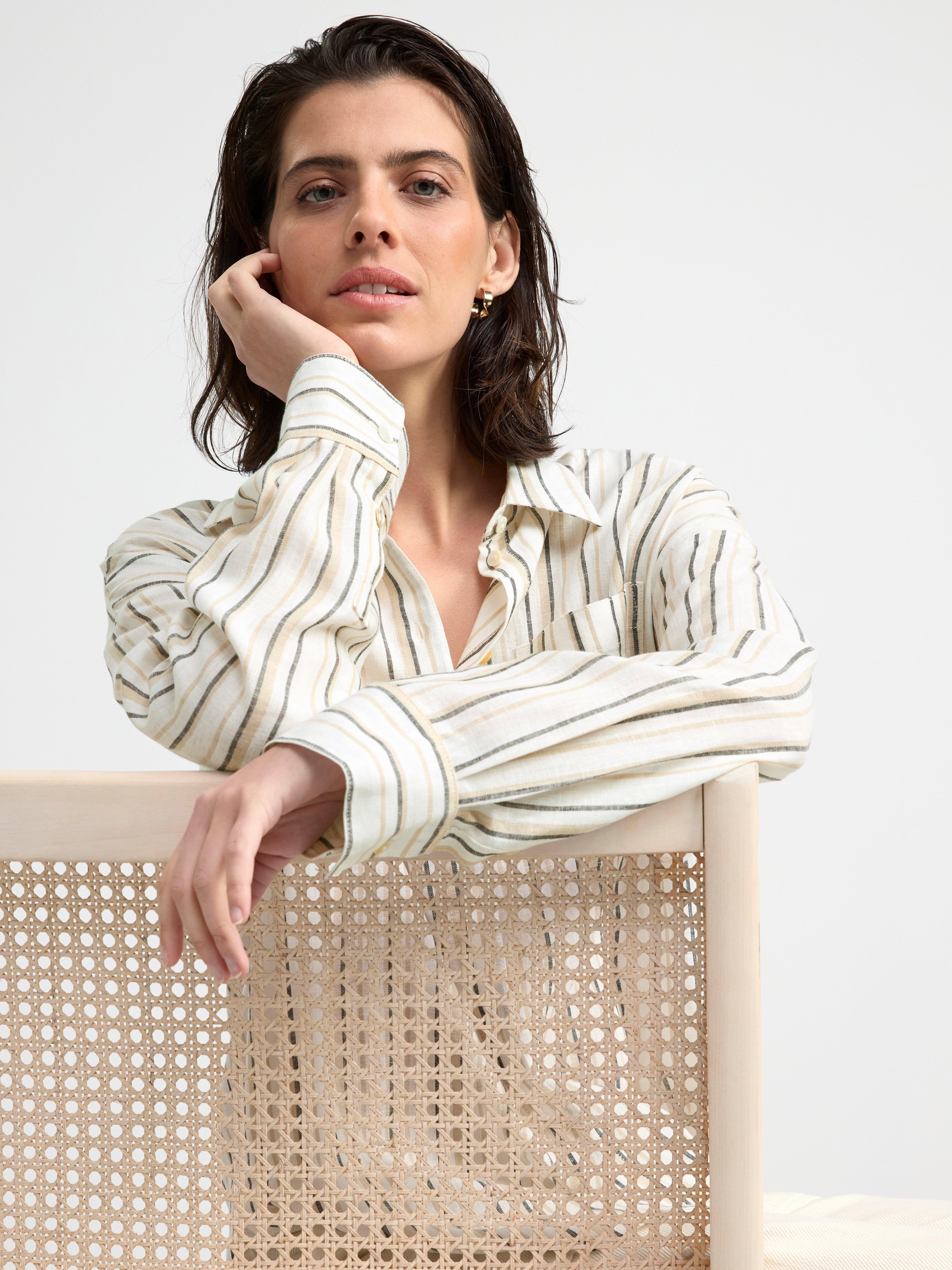 Linen shirt Light White